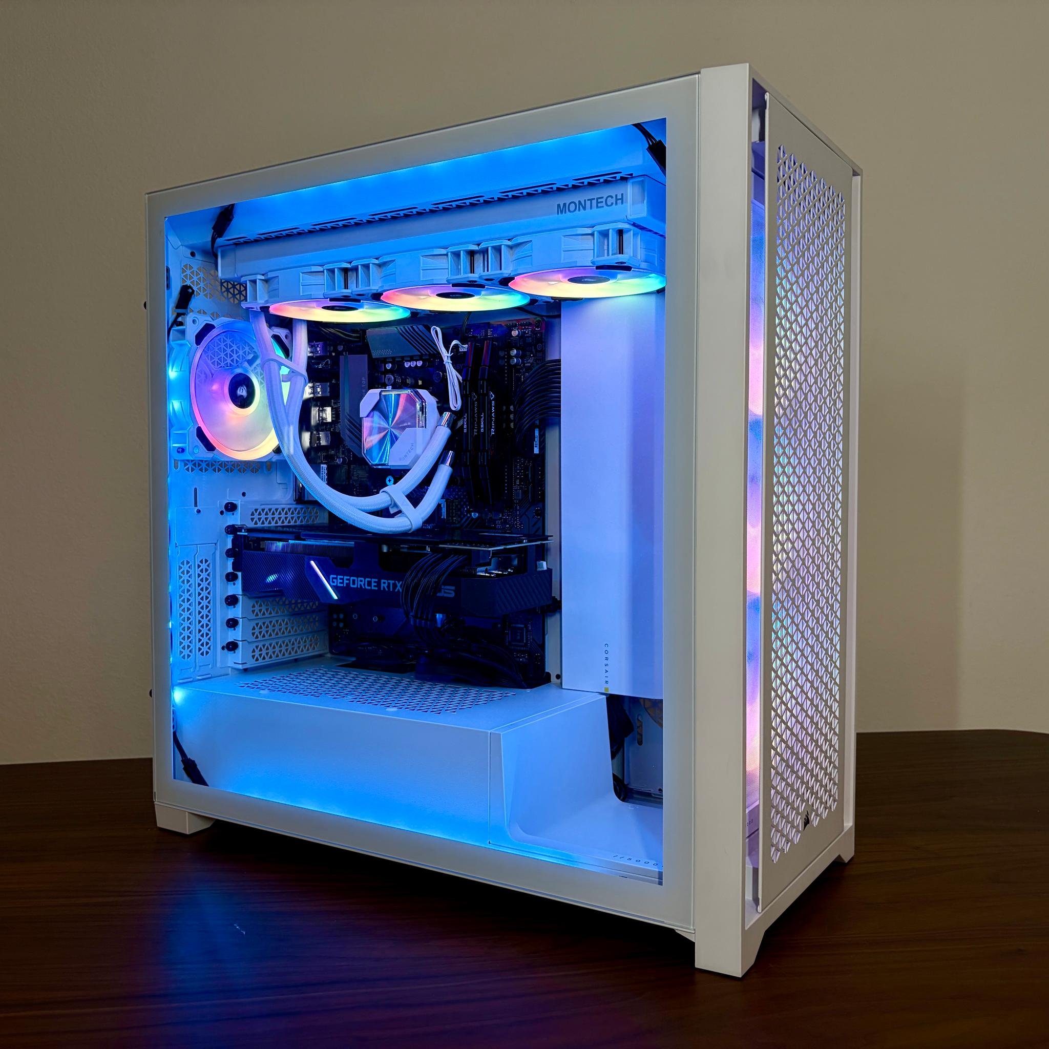 White RGB Corsair 5000D build | Ryzen 7 5700x | 16GB RAM + 1TB SSD | ASUS 2070 Super