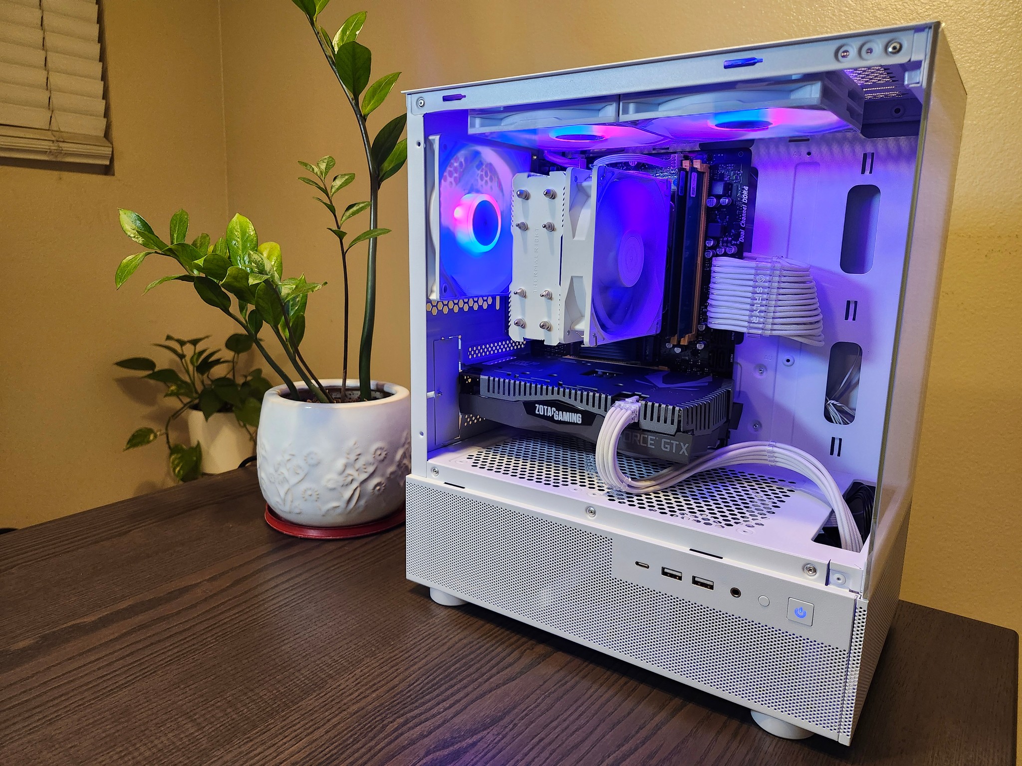 All White Gaming PC | Ryzen 5 3600 | GTX 1660 Ti | 16GB RAM | 512GB NVMe