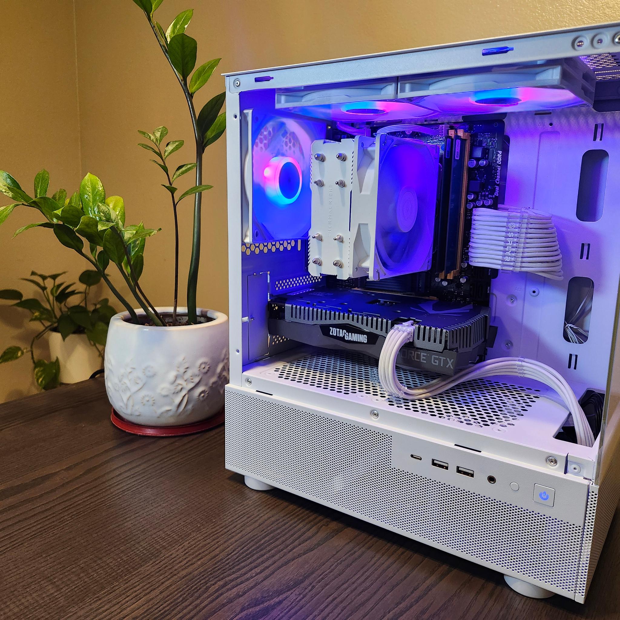 All White Gaming PC | Ryzen 5 3600 | GTX 1660 Ti | 16GB RAM | 512GB NVMe