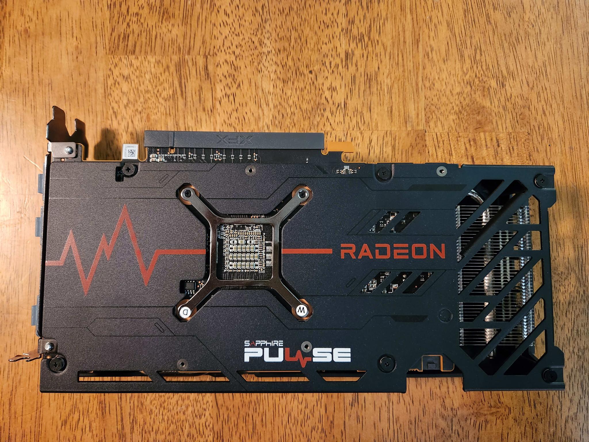 AMD RX 6600XT from Sapphire, 1080p gaming graphics card.