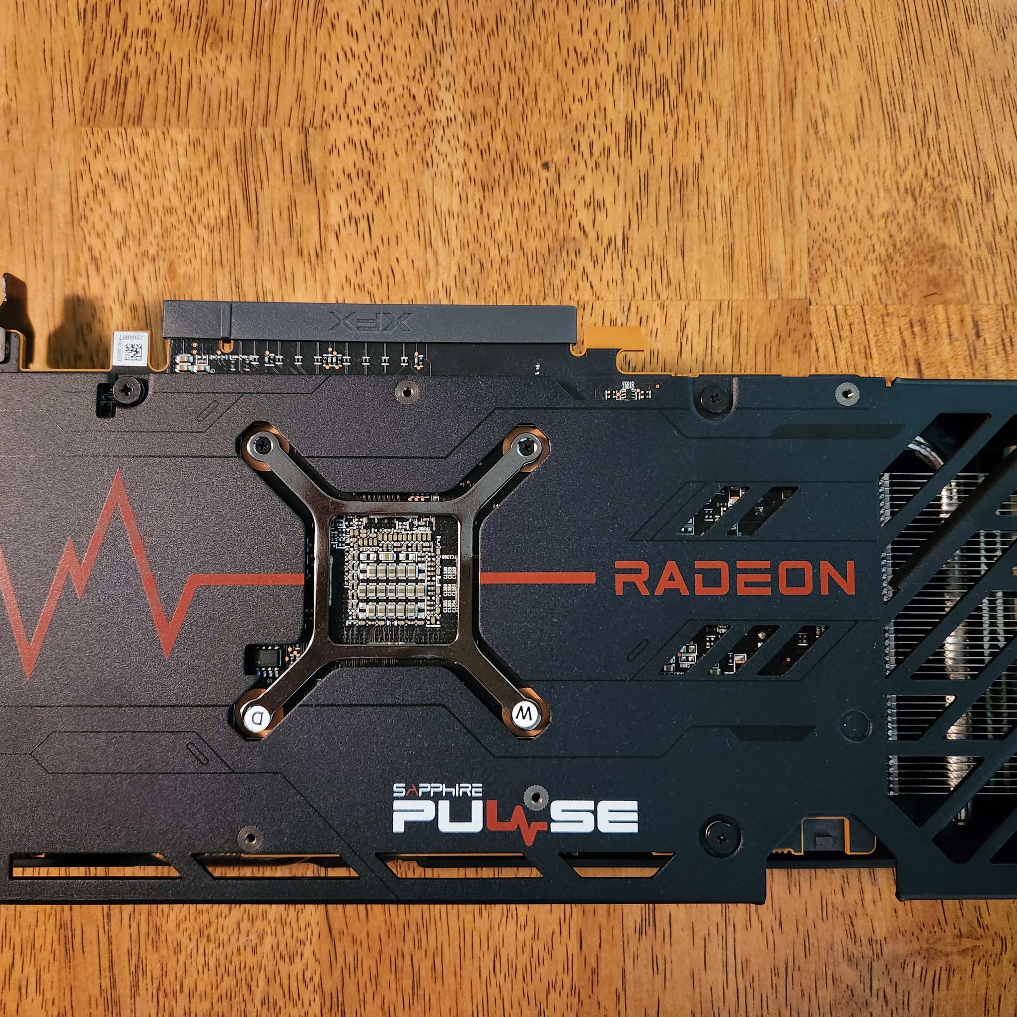 AMD RX 6600XT from Sapphire, 1080p gaming graphics card.