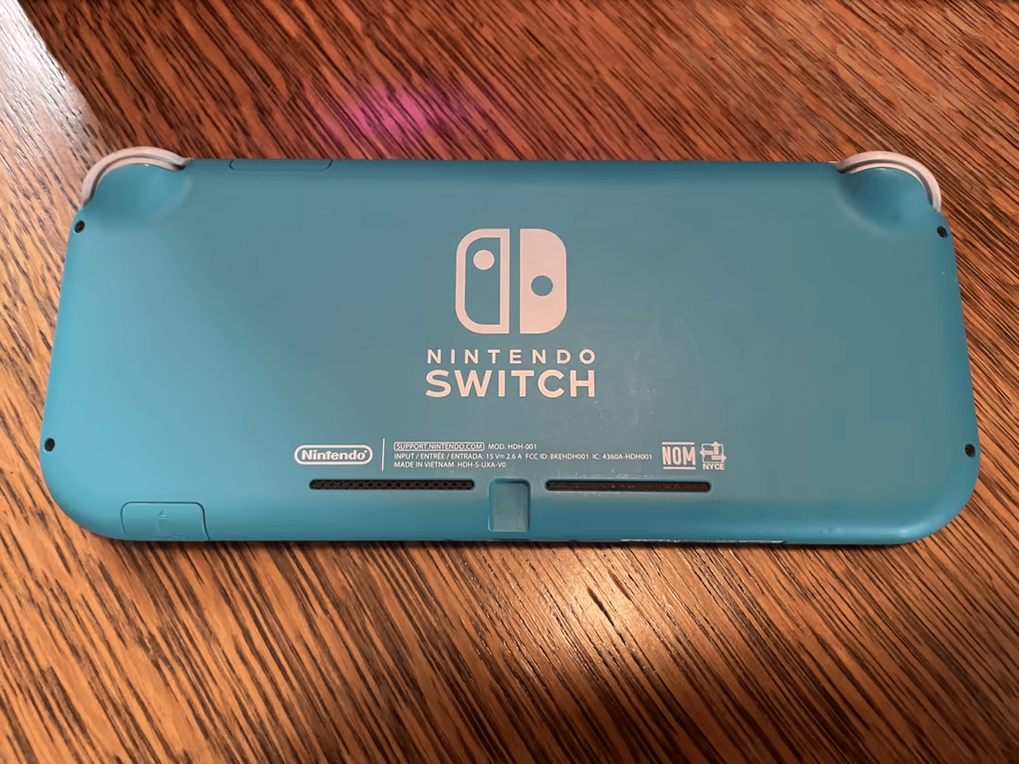 Turquoise Nintendo Switch Lite w/ loaded 128GB microSD + case