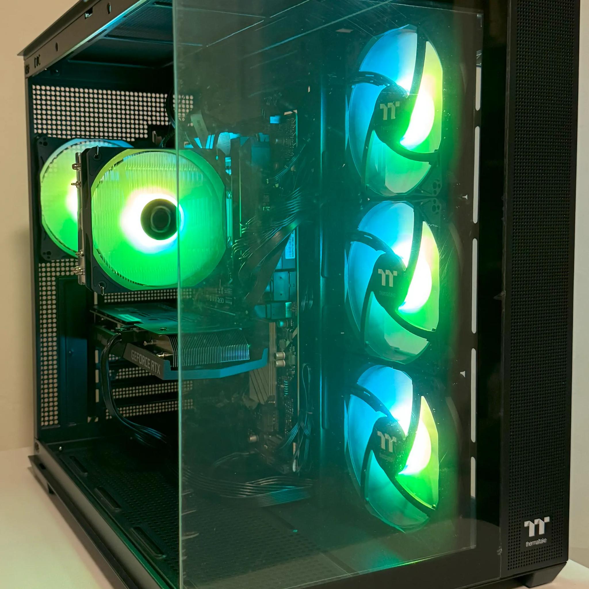 Intel Core i5 14400F ASUS Prime Z790-V AX GeForce RTX 3060 12GB 1TB SSD 32GB DDR5 Thermaltake Case