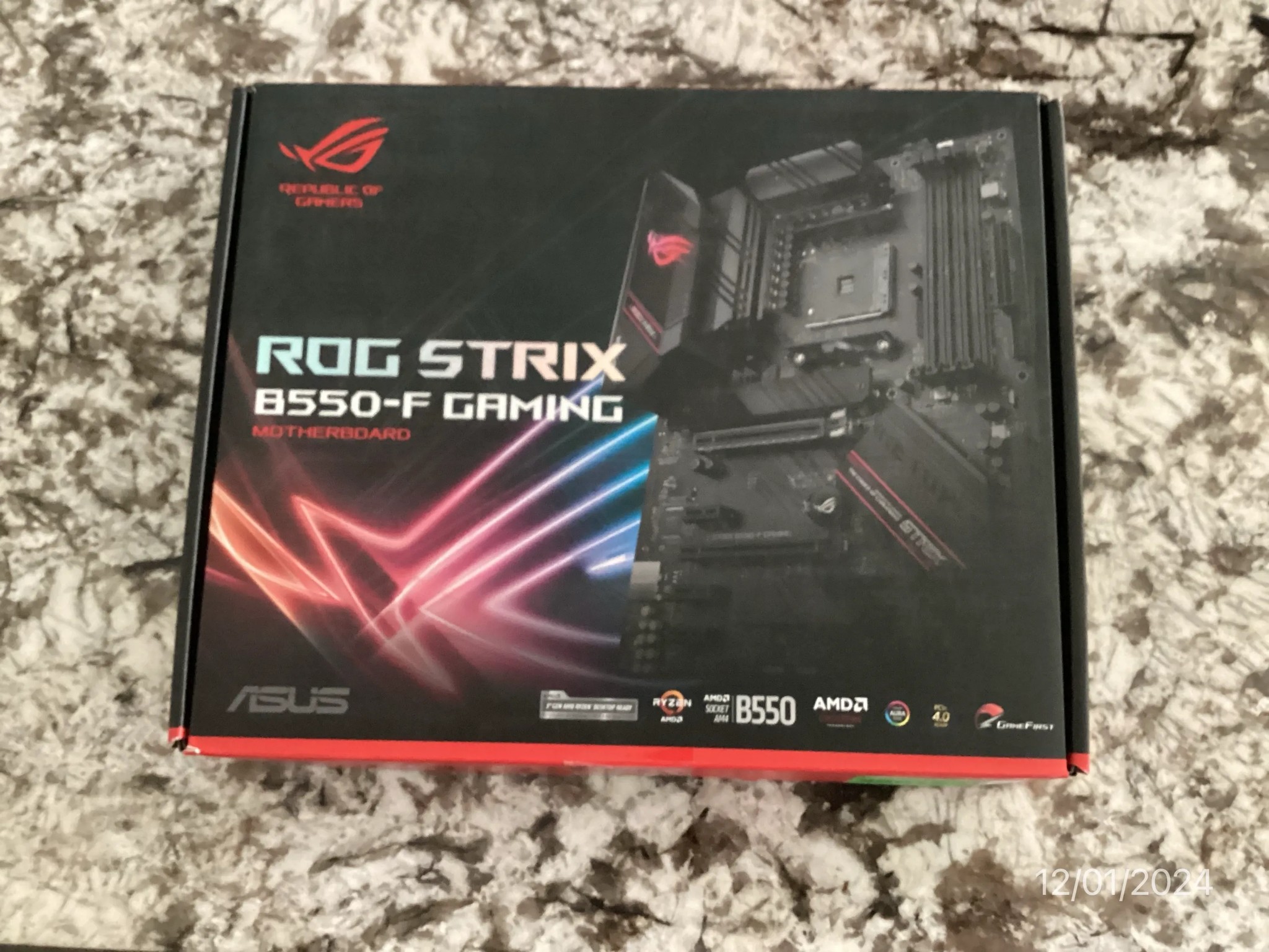 ROG Strix B550-F Motherboard Open Box Never Used