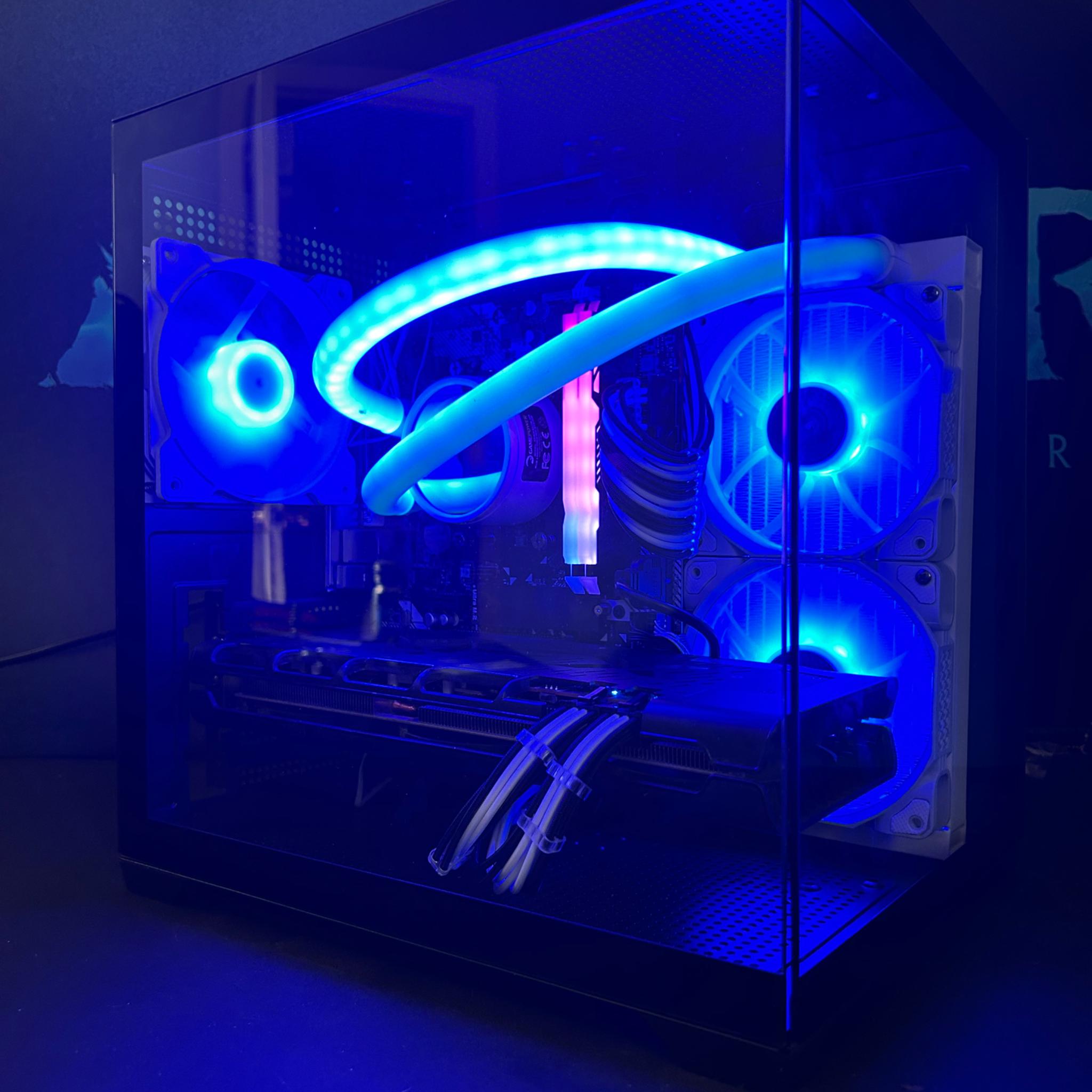 🌈 WiFi Rainbow Cube #2 🎲 RX 5700XT|Ryzen 5 5500|32GB RAM|1TB M.2 SSD|Windows 11 Pro✅
