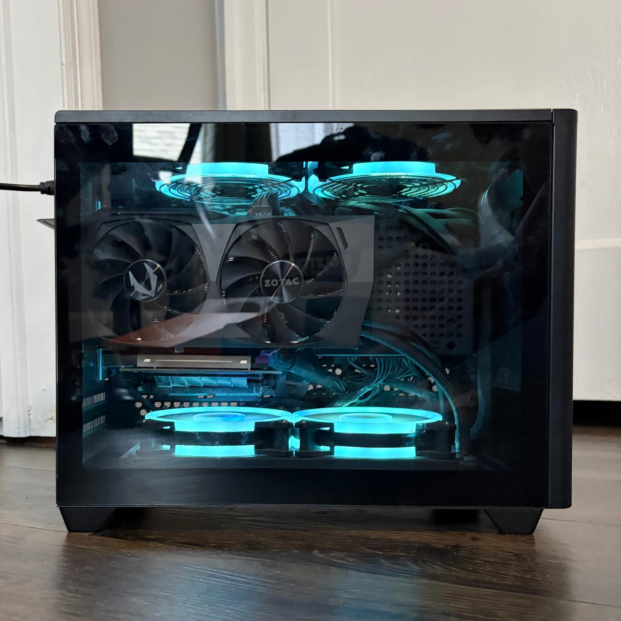❄️🖤 DARK FROST 🖤❄️ Ryzen 5 5600X / RTX 3060 TI / 16gb DDR4 / 512GB SSD / Gaming PC