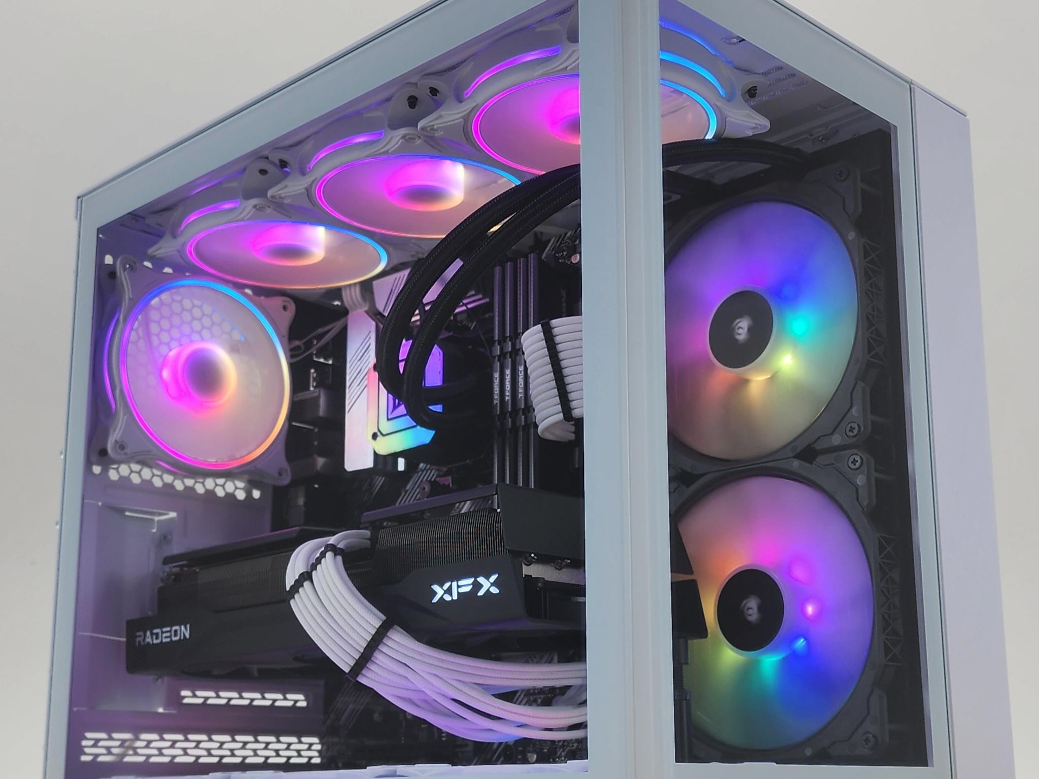 Gaming PC Ryzen 7 5800X3D 32GB RAM 2TB SSD RX 9070 XT 16GB Windows 11 Computer