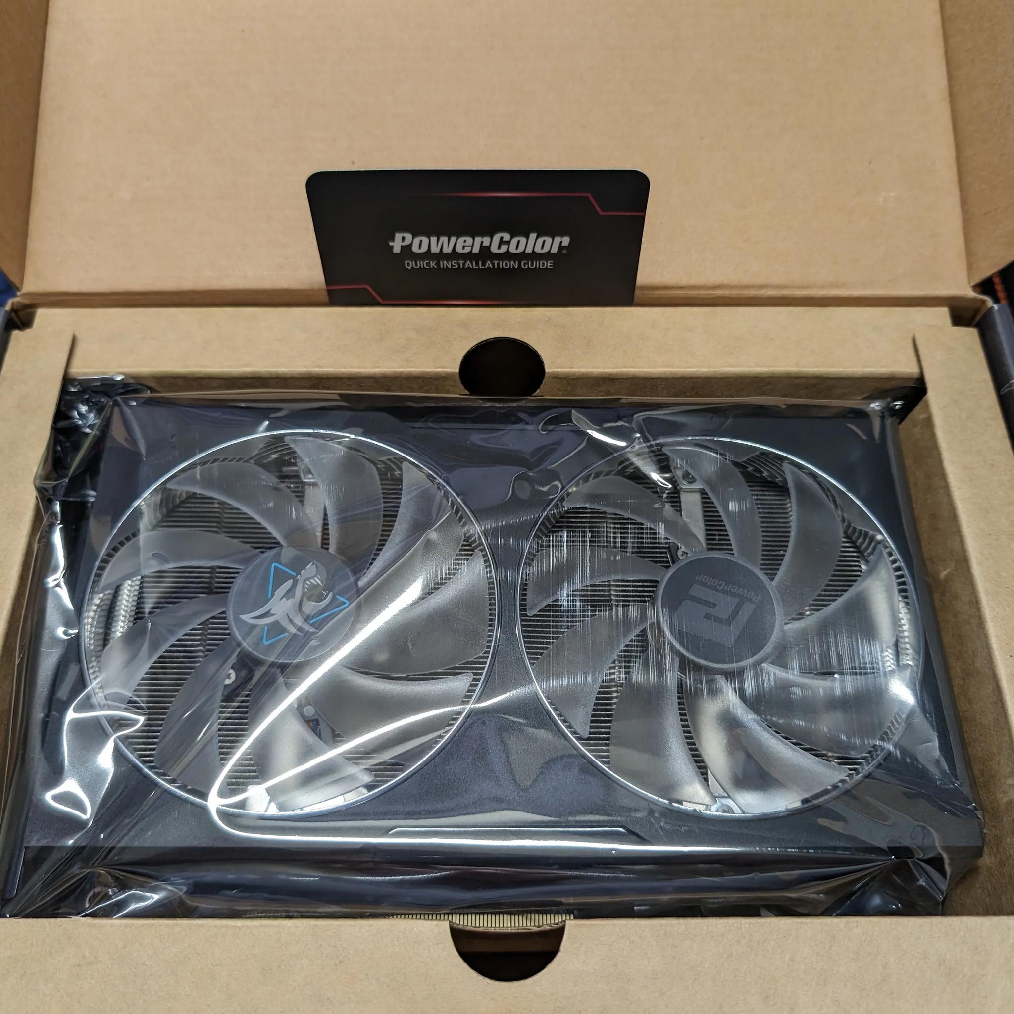 PowerColor Hellhound Radeon RX 6600 8GB GDDR6 Graphics Card - Used, Good Condition