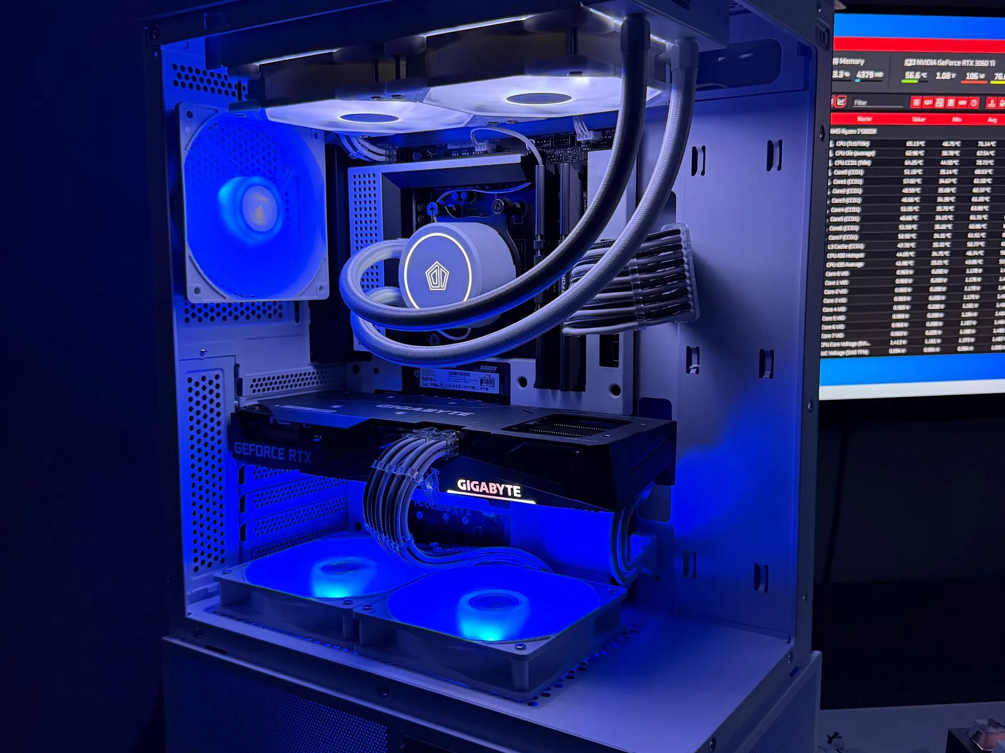 FRESHLY BUILT RTX 3060ti | RYZEN 7 5800x BUILD!