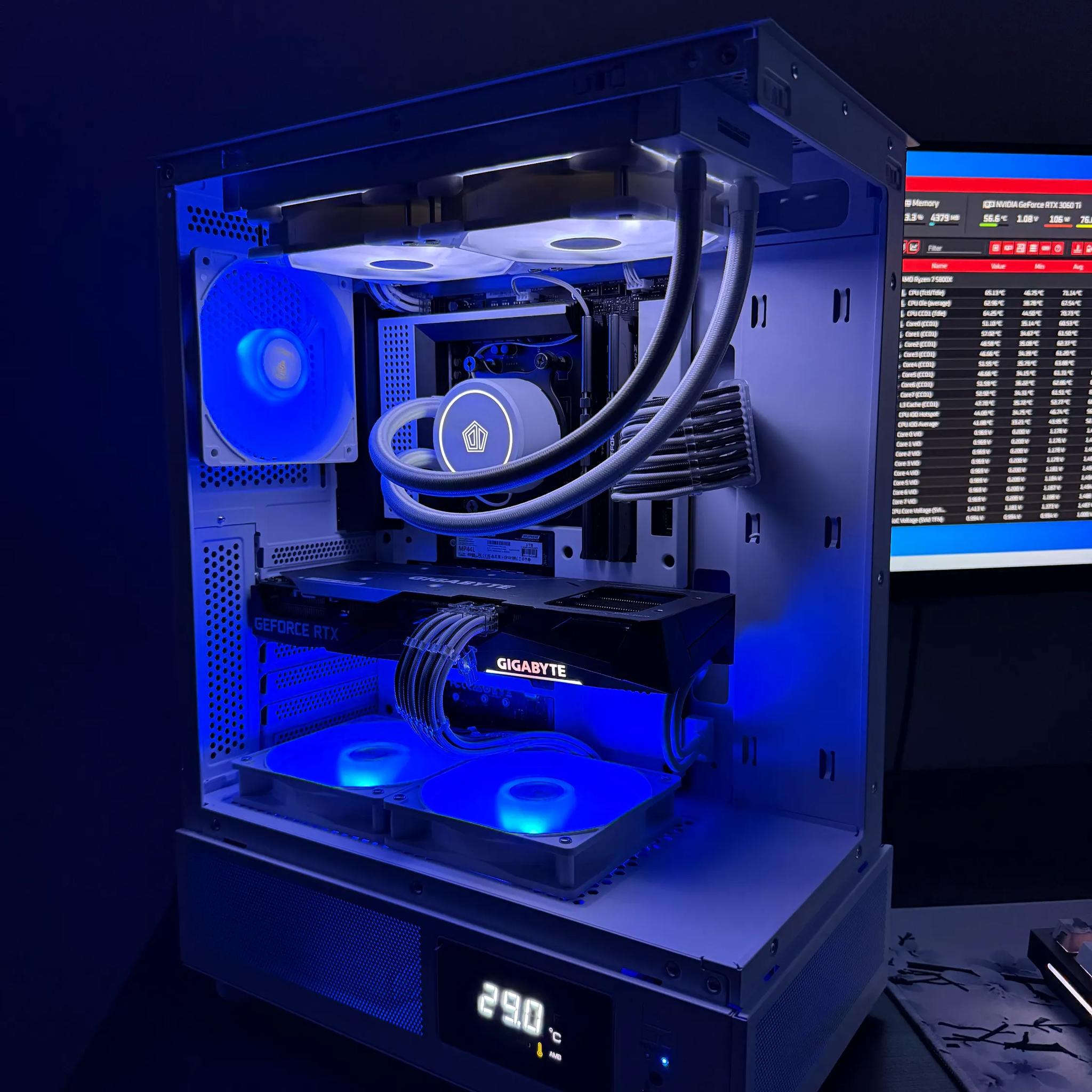 FRESHLY BUILT RTX 3060ti | RYZEN 7 5800x BUILD!