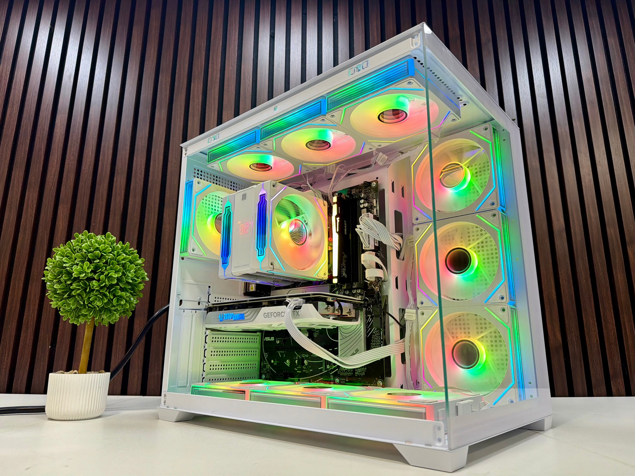 RTX 4070 Super | Ryzen 9600X | 16GB DDR5 | 1TB M.2 | 850 Watt Gold PSU | LCD AIO
