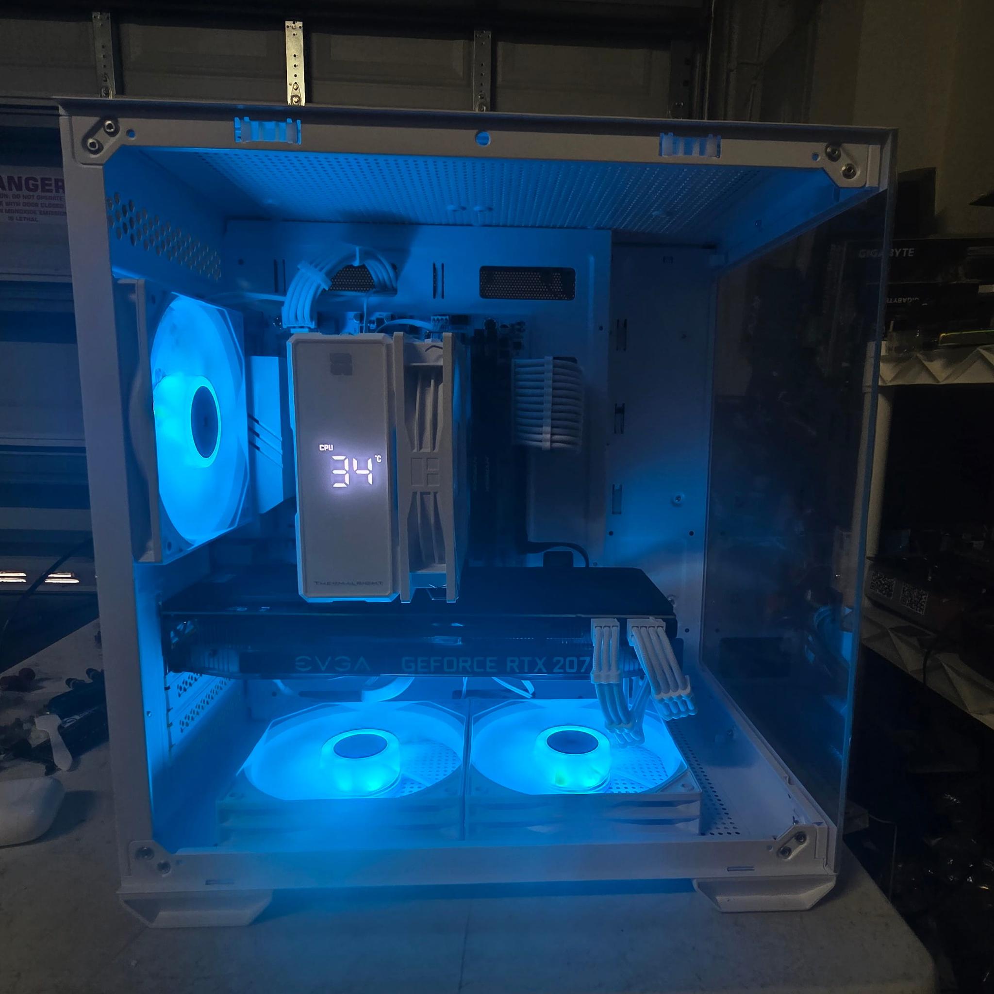 💎 RGB Gaming PC – RTX 2070 8GB | Ryzen 7 8-Core | 16GB RAM | SSD | 1440p Ready