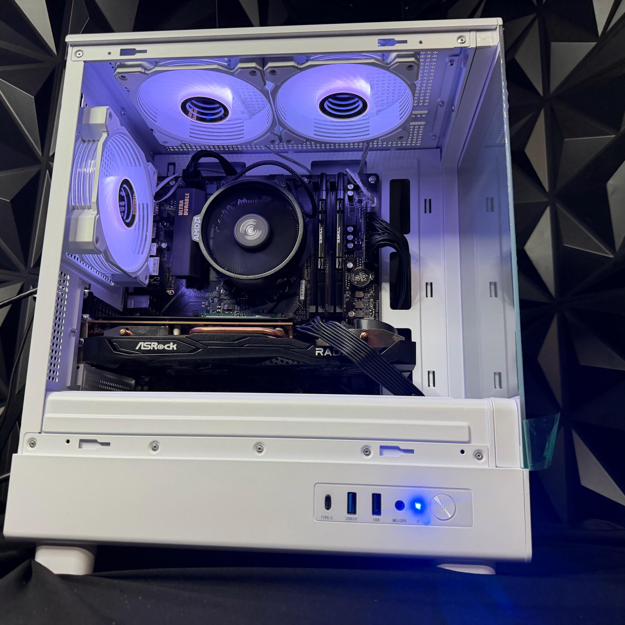 🔥😎 THE MID DADDY Mini 😎🔥Ryzen 5 5500| RX 6600XT| 16 GB DDR4| 500 GB NVMe| 650W PSU