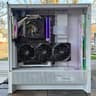 🐈‍⬛ Black Cat Customs “White Phantom” Gaming PC  Ryzen 7 3700X | RTX 3060 Ti | 16GB RGB | 1TB NVMe