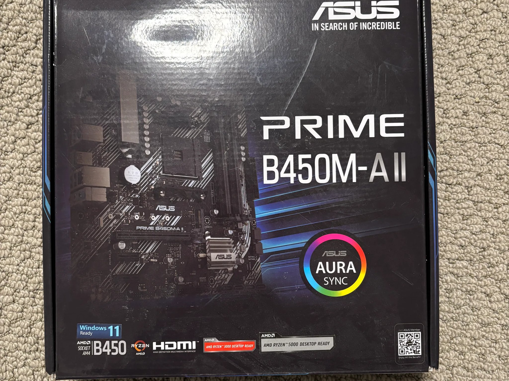 ASUS PRIME B450M-A II AMD AM4
