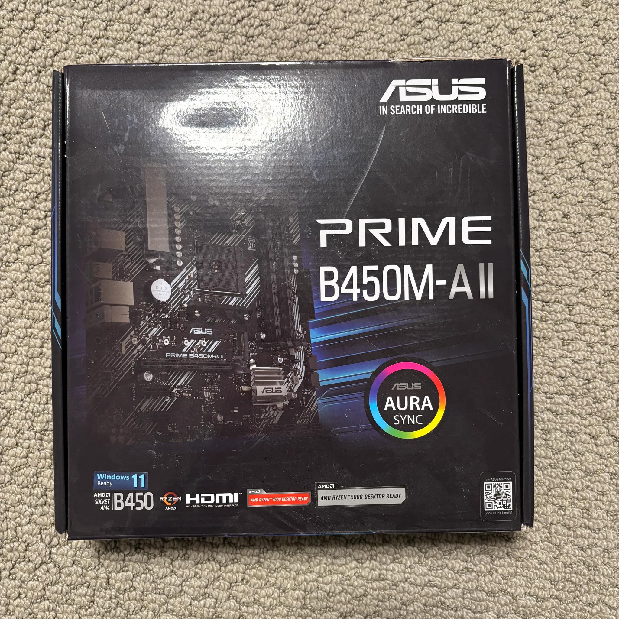 ASUS PRIME B450M-A II AMD AM4