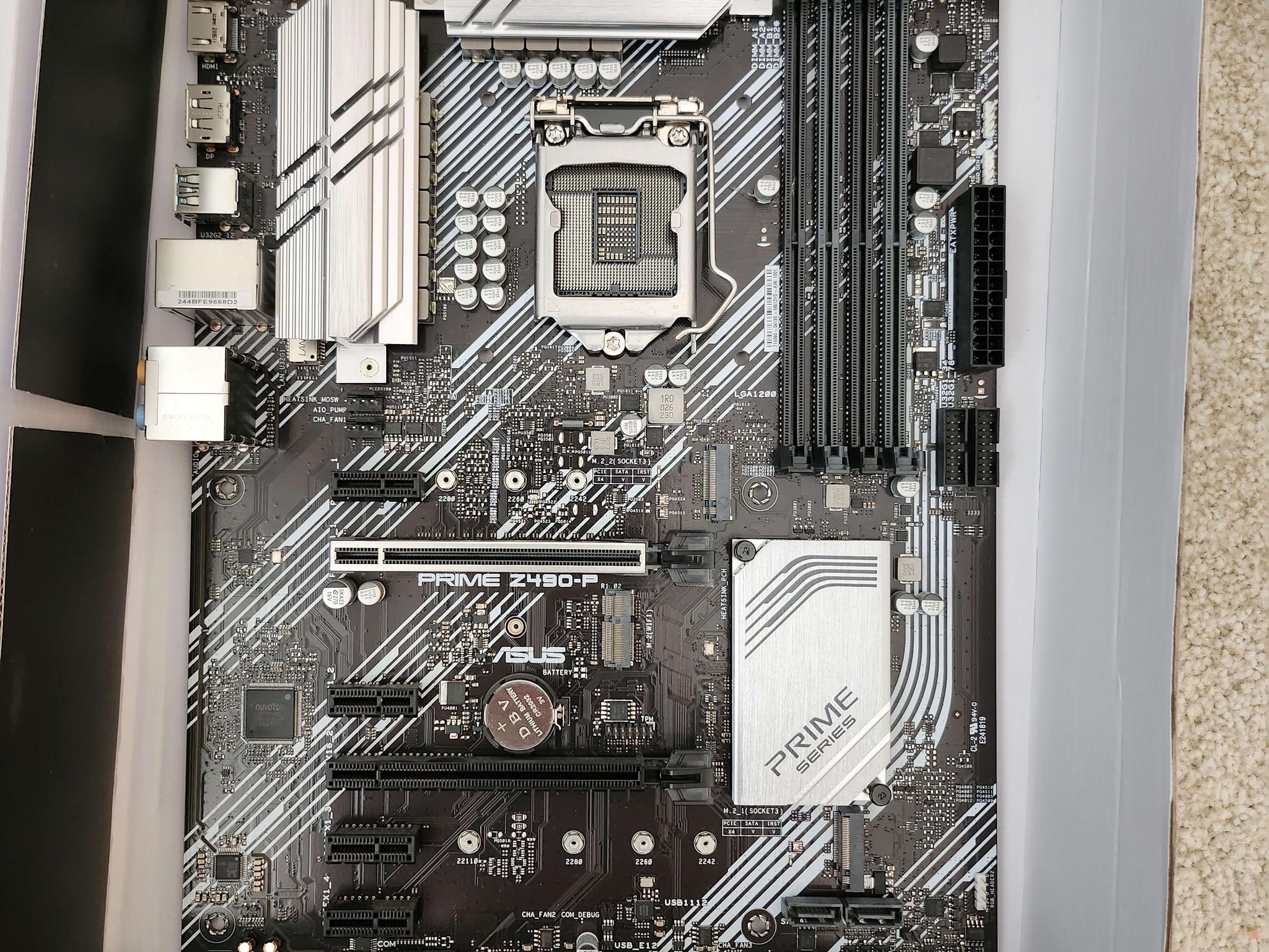 Asus Prime Z490-P Motherboard