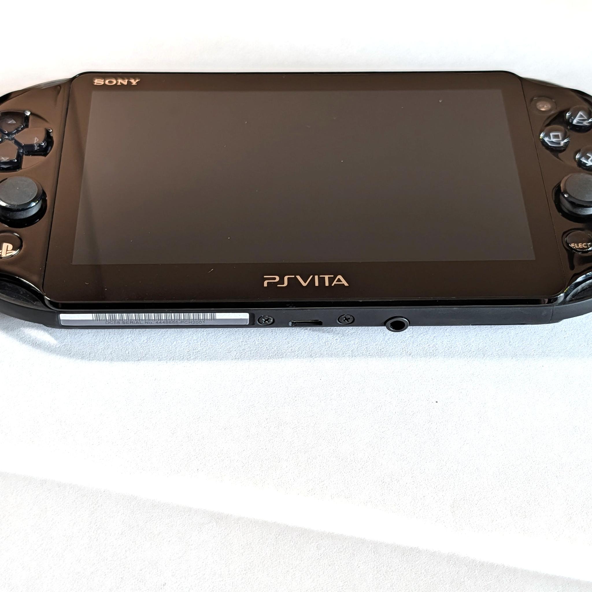 Sony PlayStation Vita Slim PCH-2001 PS Vita Jailbroken with 64GB SD2Vita Excellent Condition