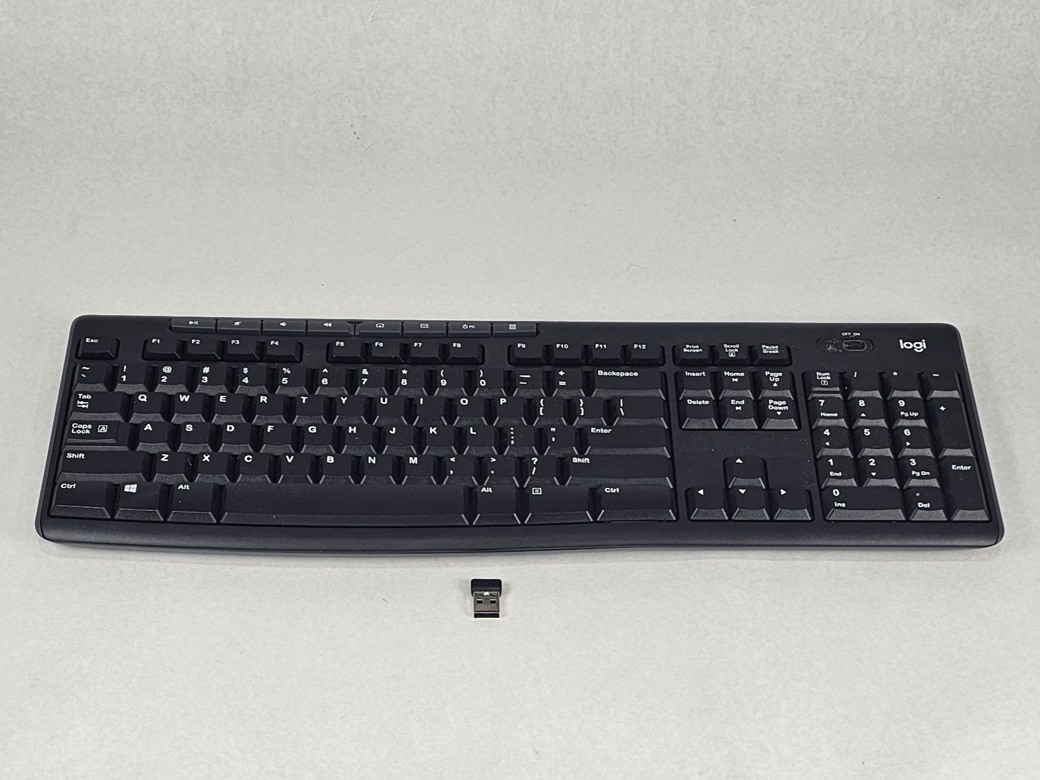 Logitech K270 Wireless Keyboard - Black