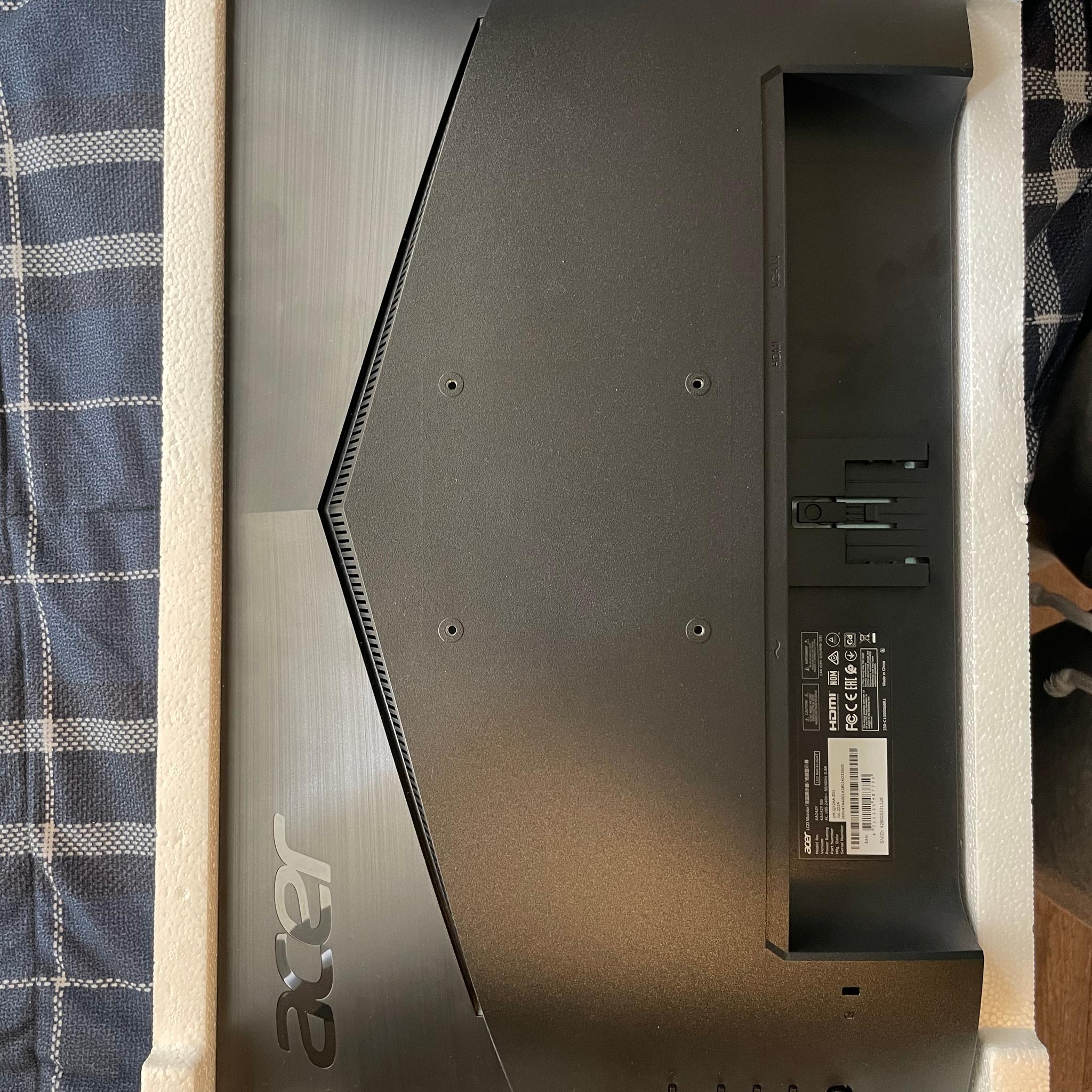 Acer - 23.8” IPS LED 100Hz 1ms FreeSync (HDMI, VGA) - Black