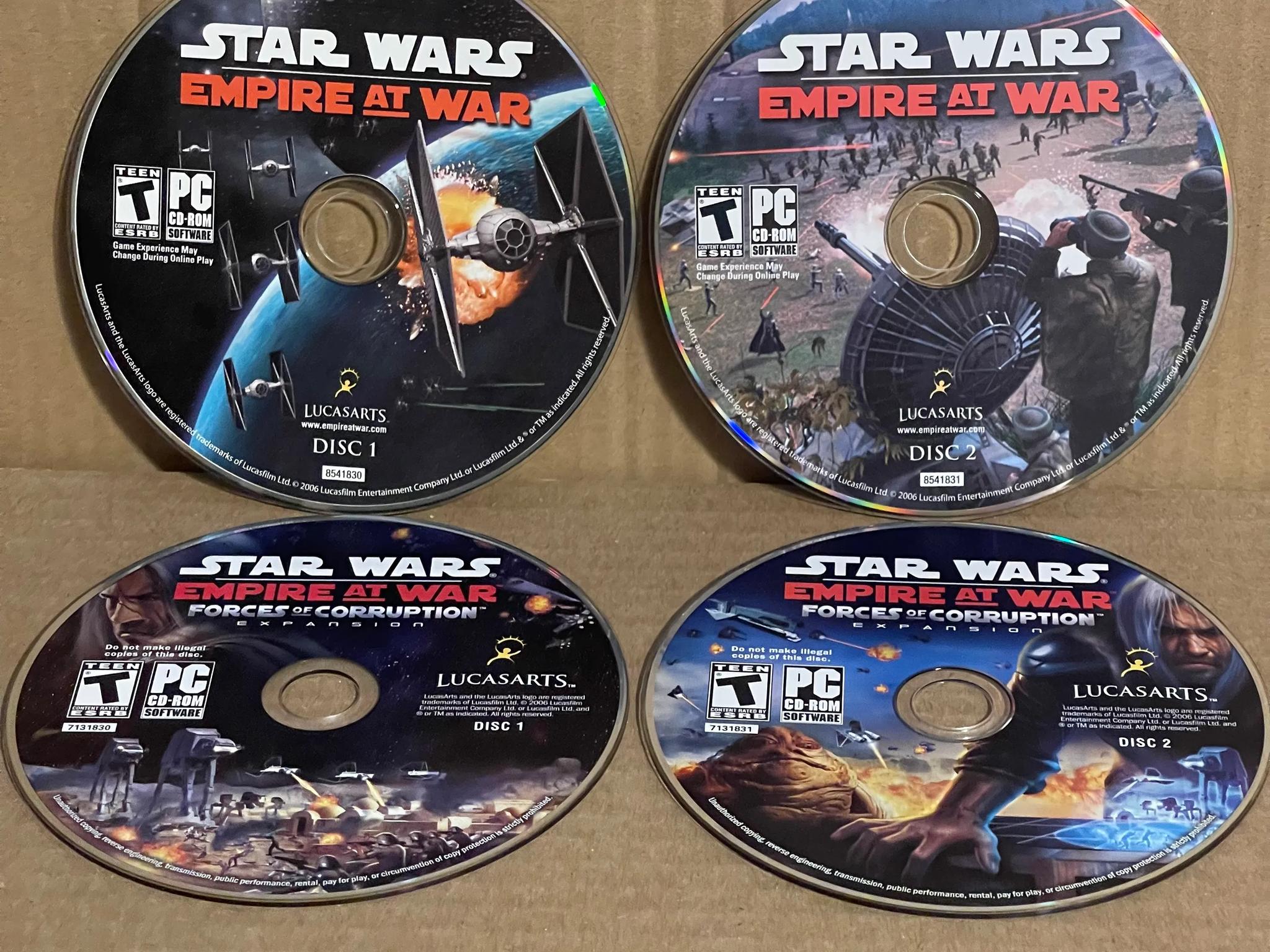 Star Wars Empire At War & Forces of Corruption Expansion Bundle
