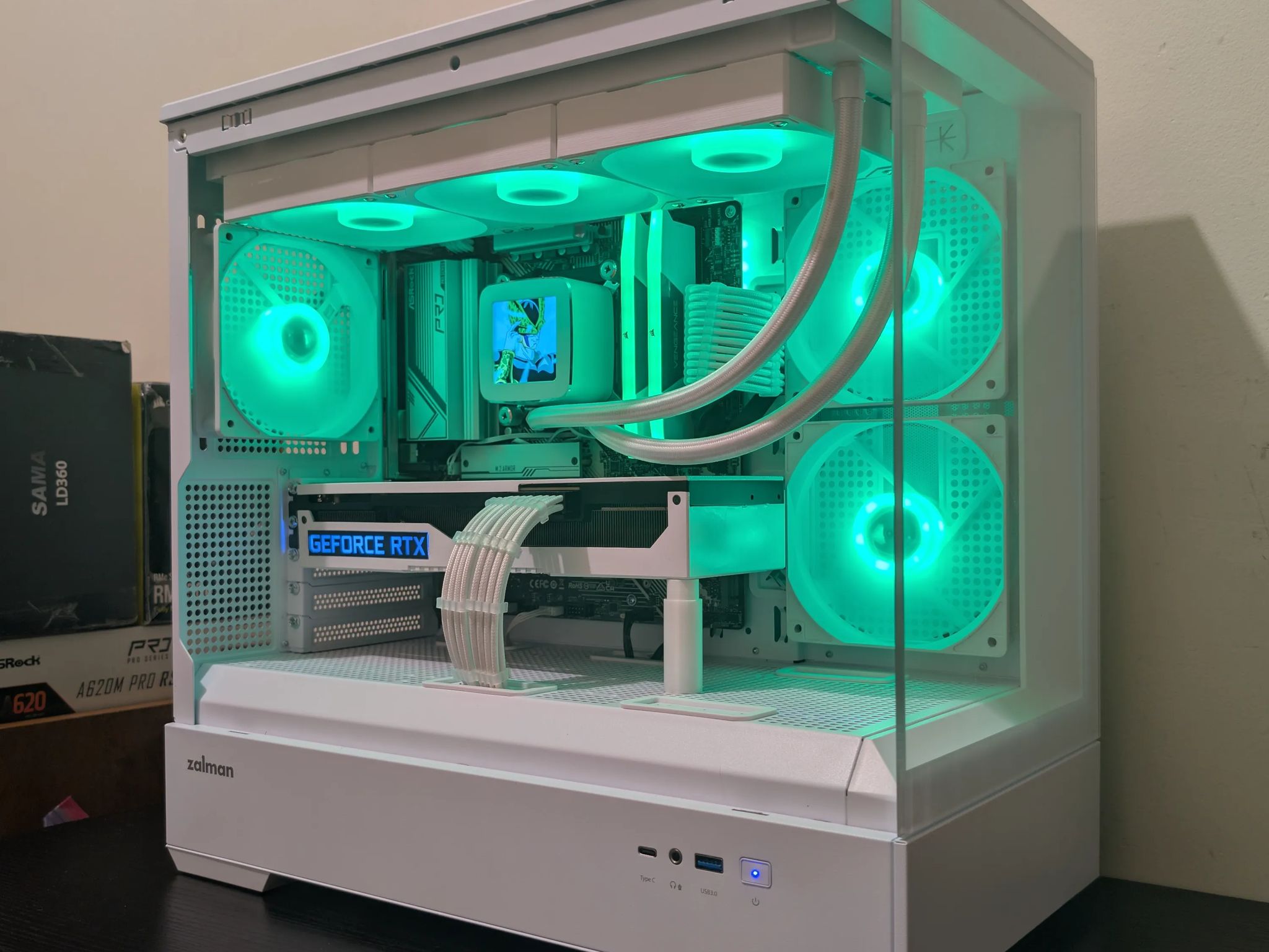 🦢1440p Gaming Beast | RTX 3080 | Ryzen 5 7600 | 1TB SSD | 32GB RAM | WiFi 6 & Bluetooth🦢
