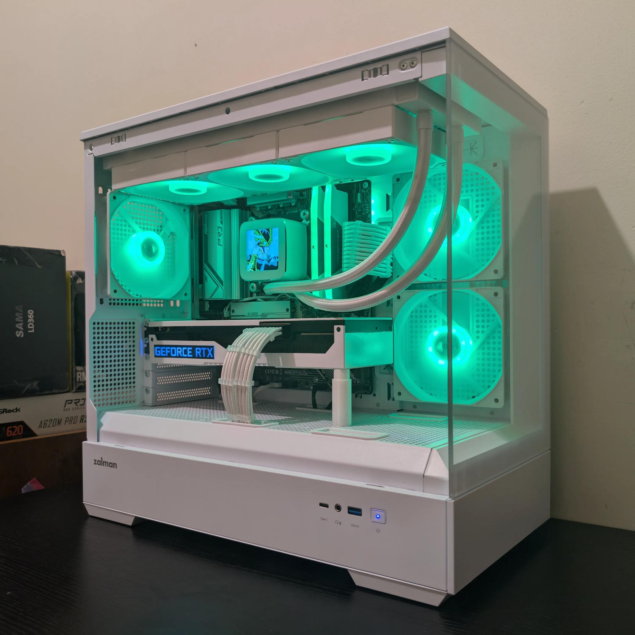 🦢1440p Gaming Beast | RTX 3080 | Ryzen 5 7600 | 1TB SSD | 32GB RAM | WiFi 6 & Bluetooth🦢