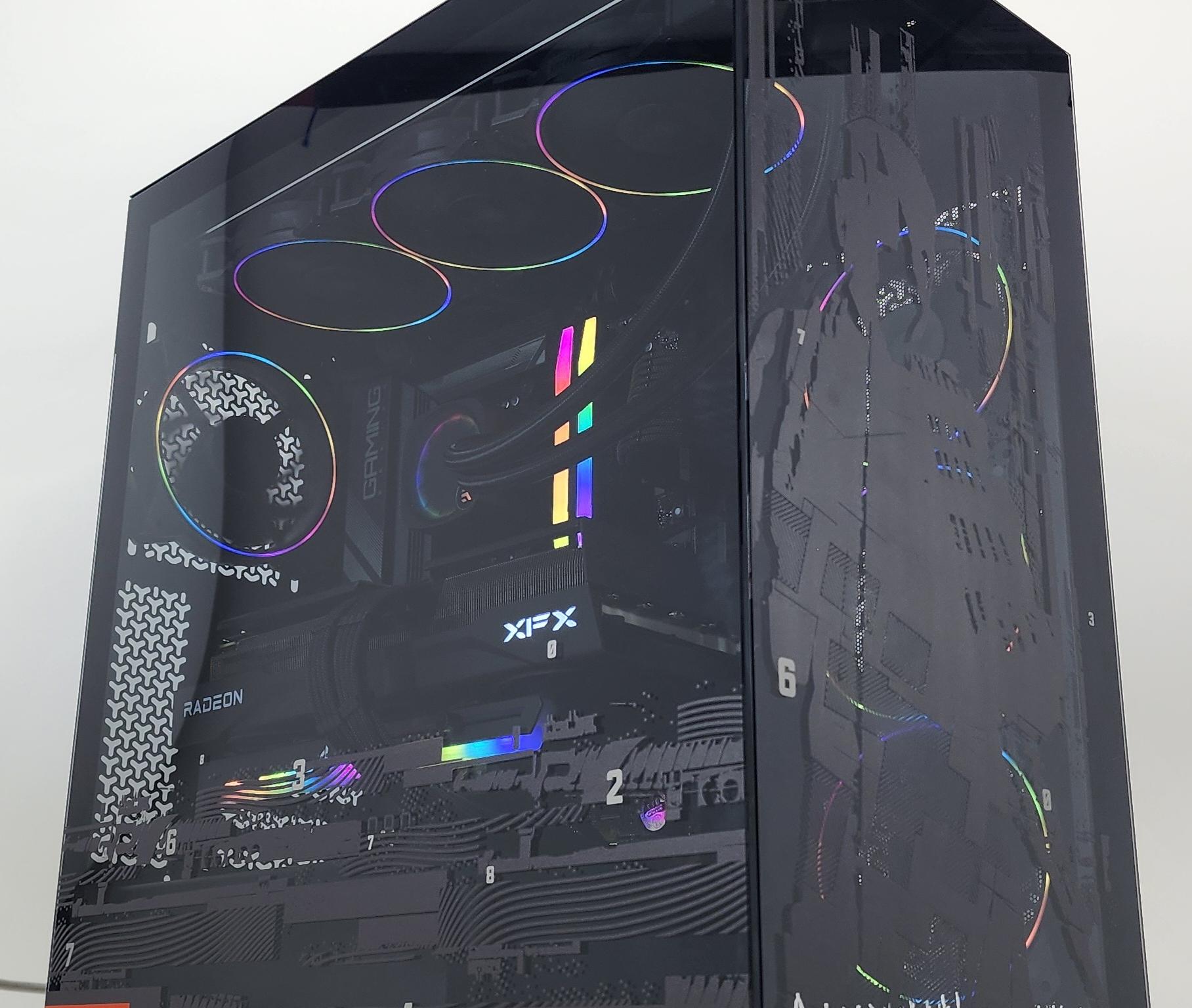 Gaming PC Ryzen 7 7800X3D 48GB RAM 2TB SSD RX 9070 XT 16GB Windows 11 Computer