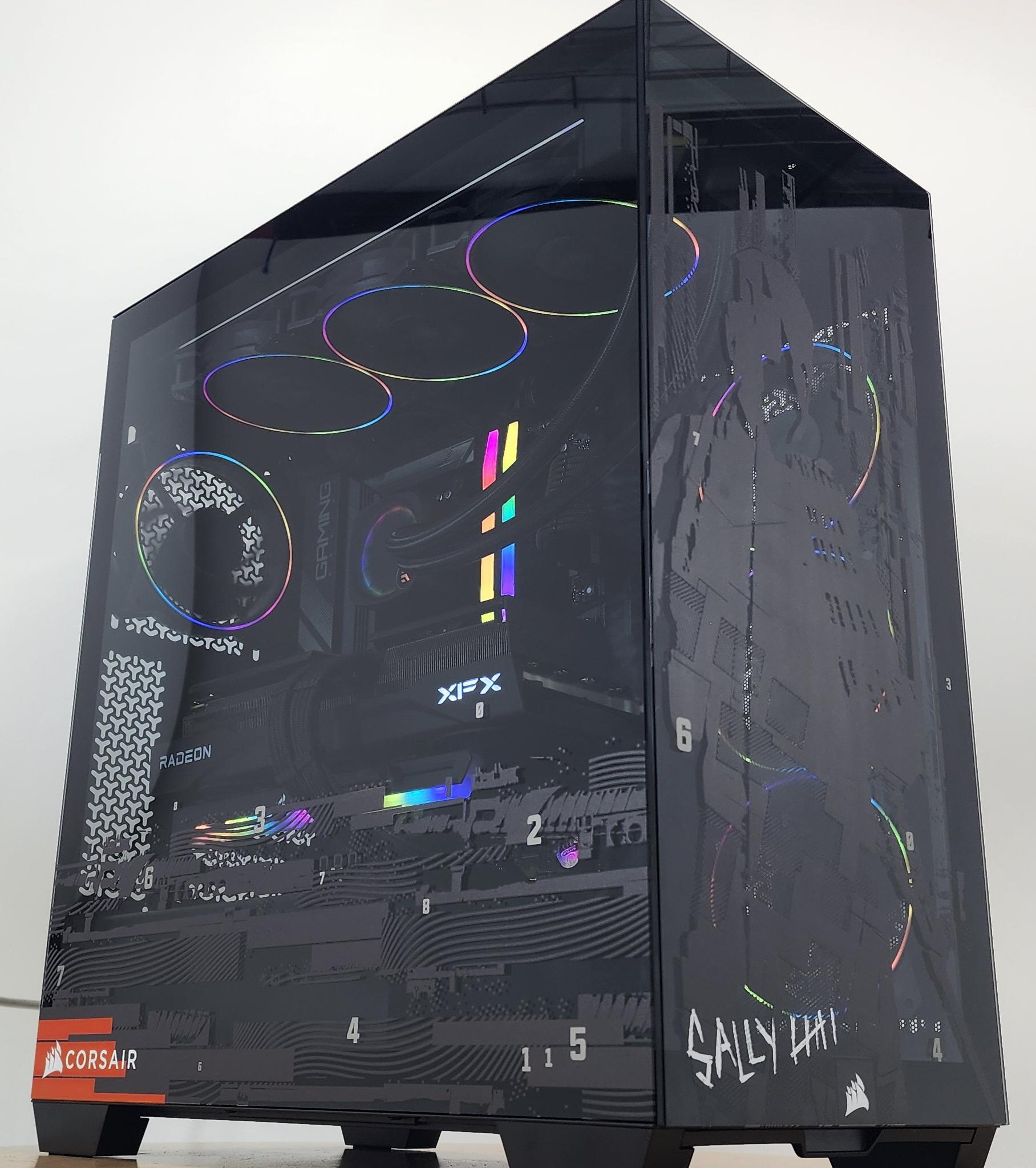 Gaming PC Ryzen 7 7800X3D 48GB RAM 2TB SSD RX 9070 XT 16GB Windows 11 Computer