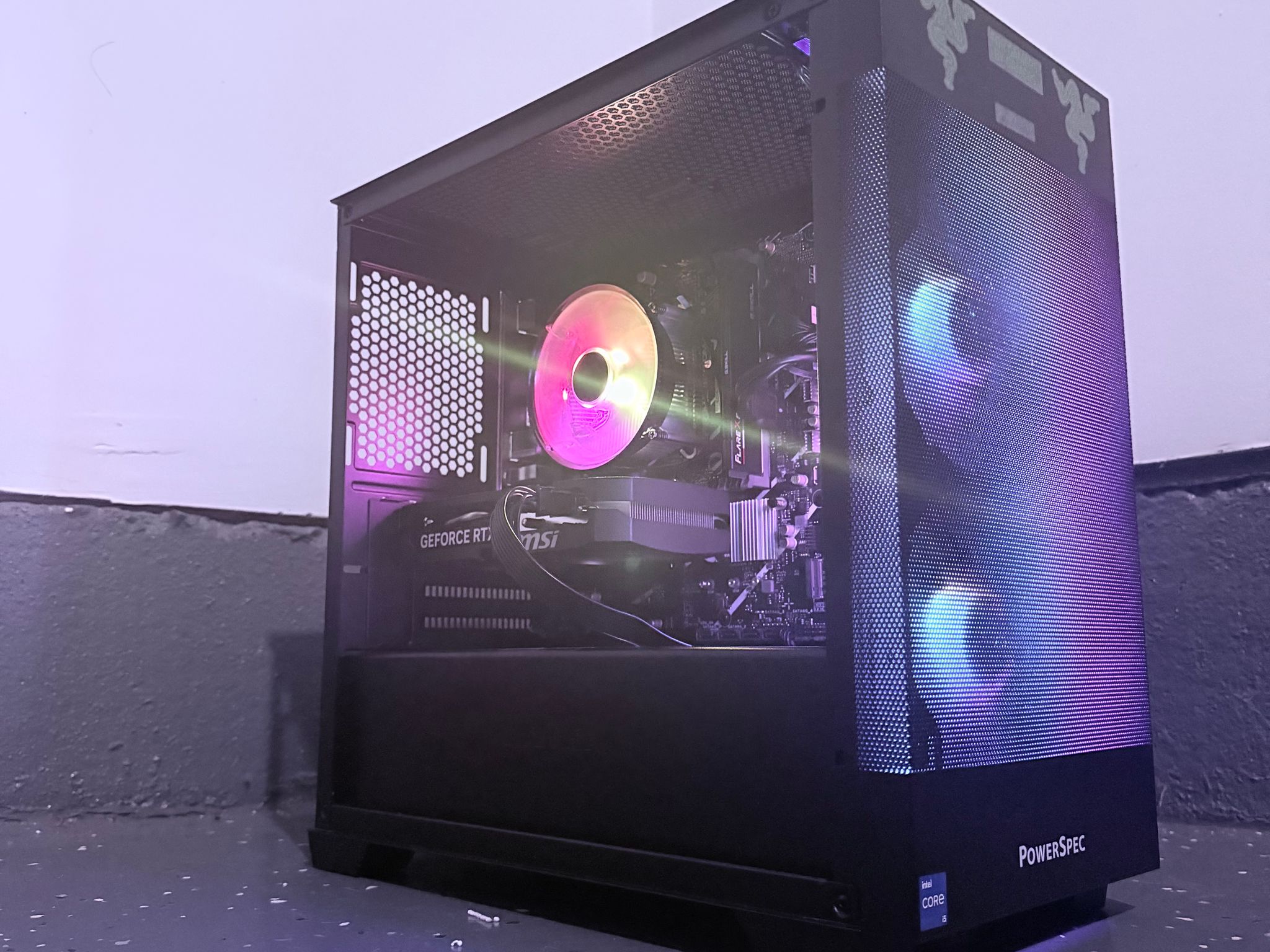 🌈"Cyber Vortex"⚫️ | 1440p Gaming | RTX 5060 | i5 14400F | 16GB DDR5 | 1TB SSD | Free Shipping