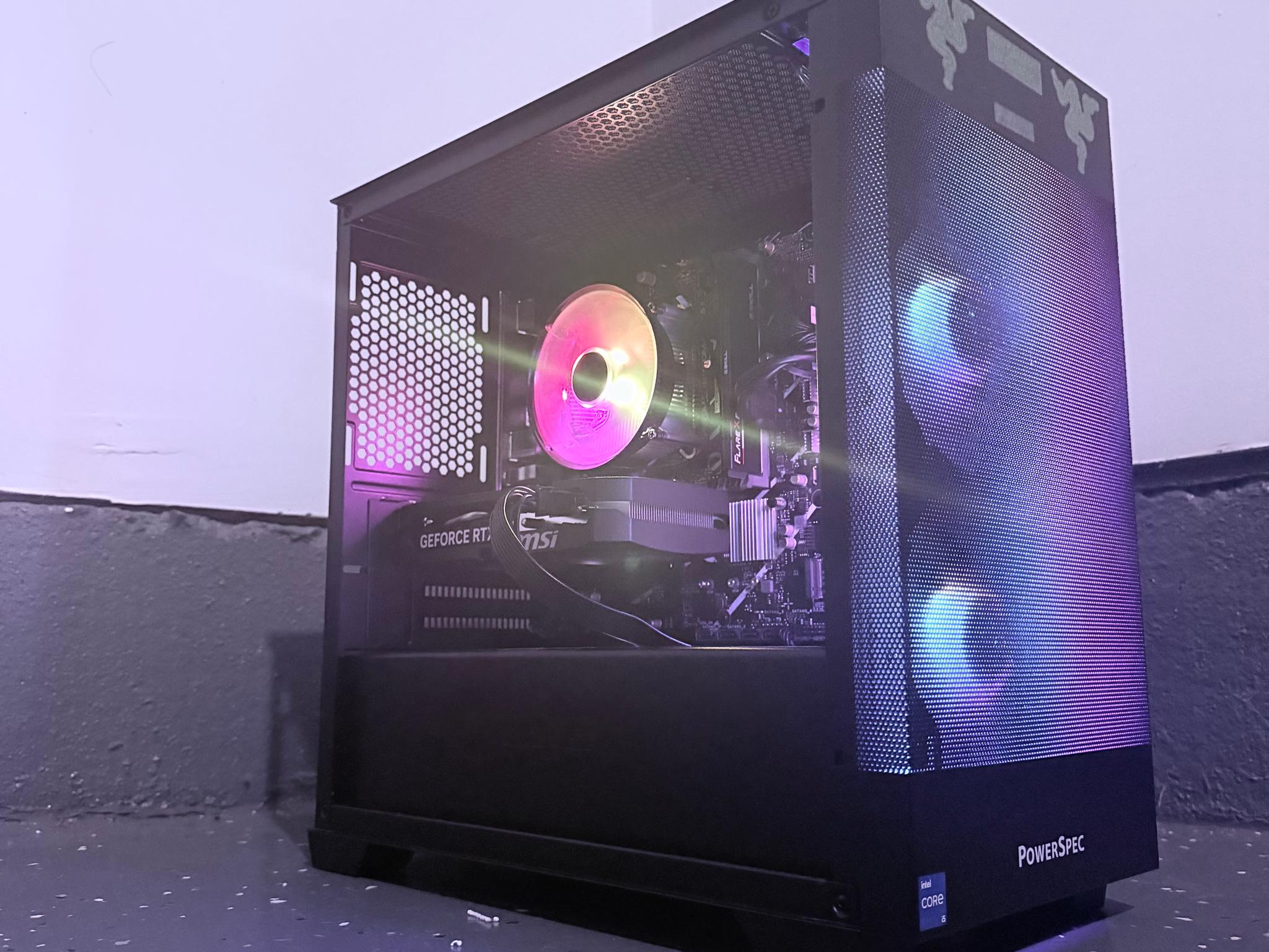 🌈"Cyber Vortex"⚫️ | 1440p Gaming | RTX 5060 | i5 14400F | 16GB DDR5 | 1TB SSD | Free Shipping