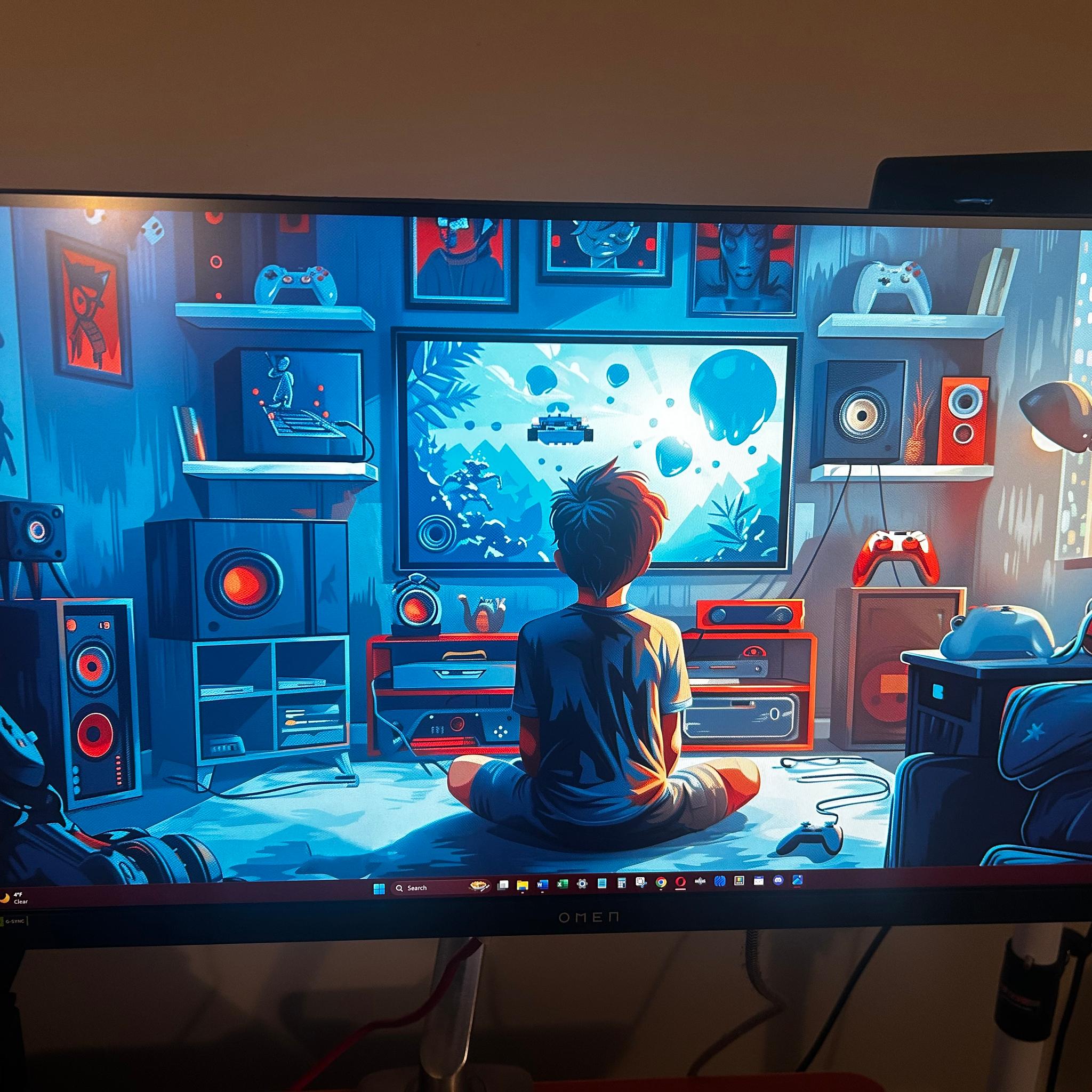 NEW HP OMEN 27" 2K QHD (2560 x 1440) (240hz) Gaming Monitor