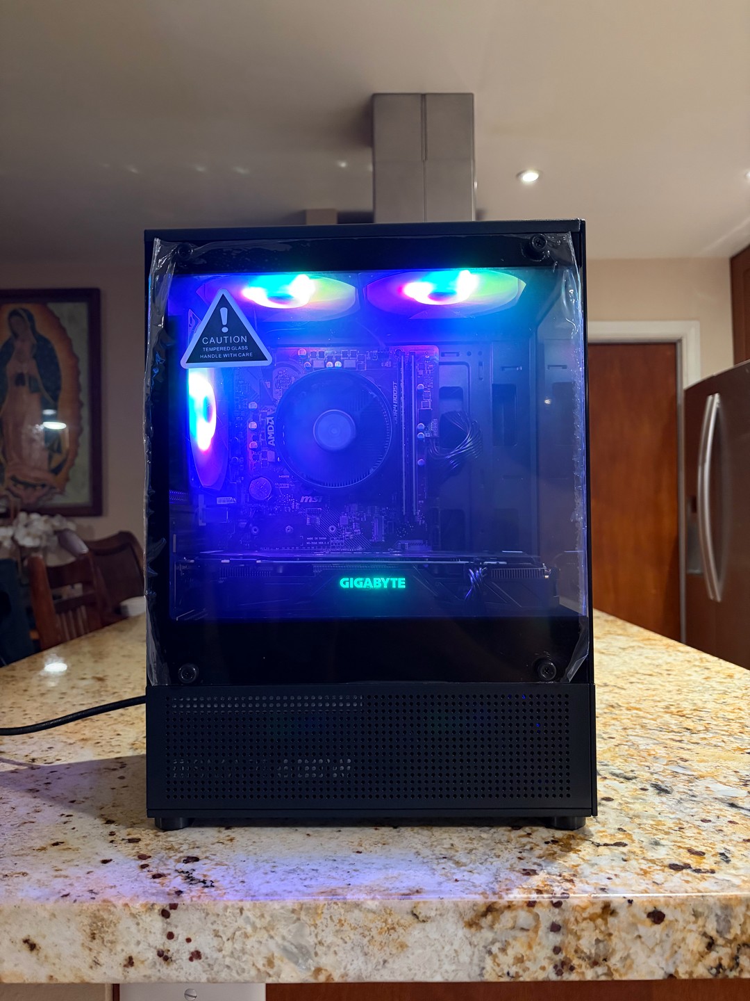 ゲーミングPC Ryzen7 2700X GTX1070Ti Black Gaming PC | GTX 1070 8GB | RYZEN 7 2700X | 16GB RAM | 500GB
