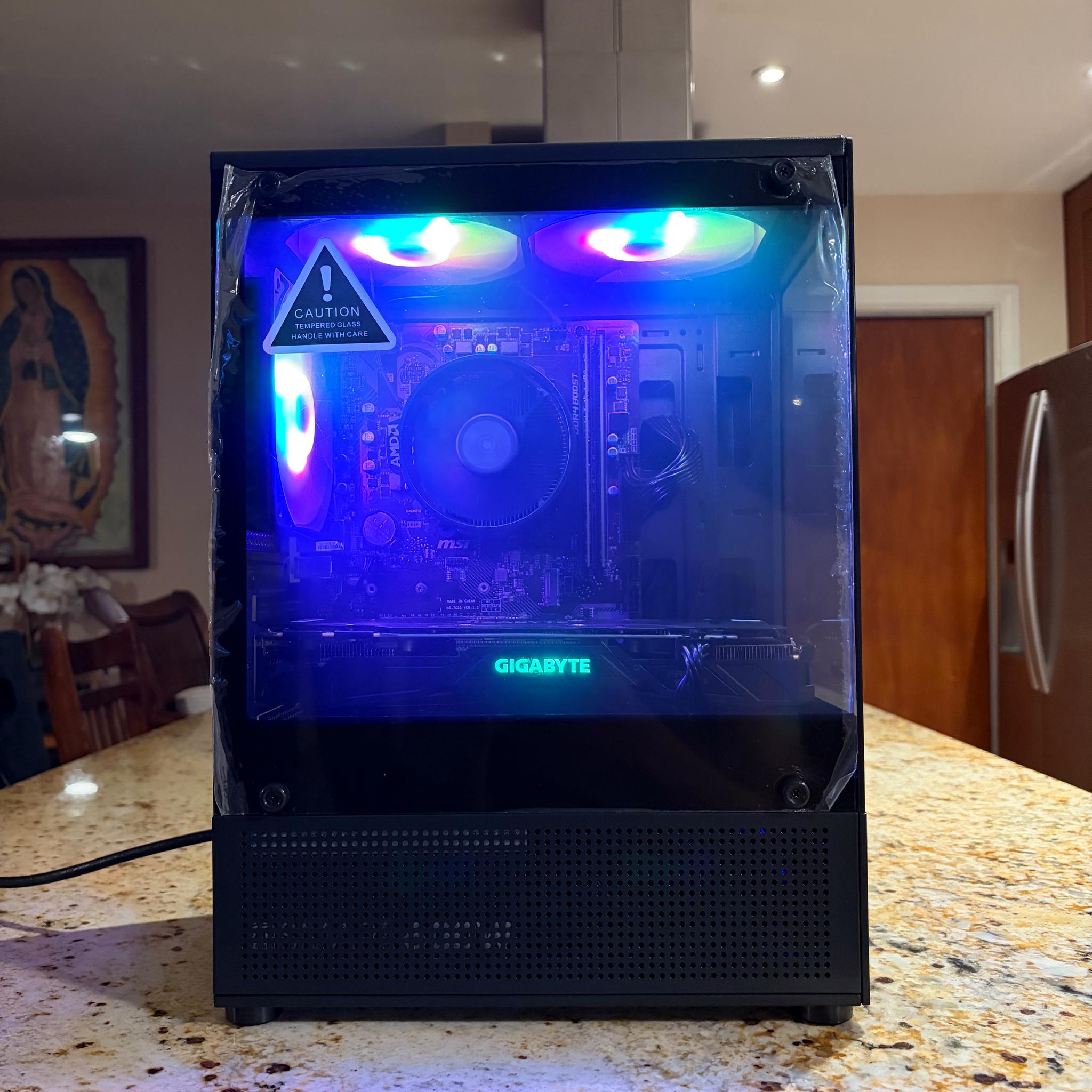 Black Gaming PC | GTX 1070 8GB | RYZEN 7 2700X | 16GB RAM | 500GB SATA SSD