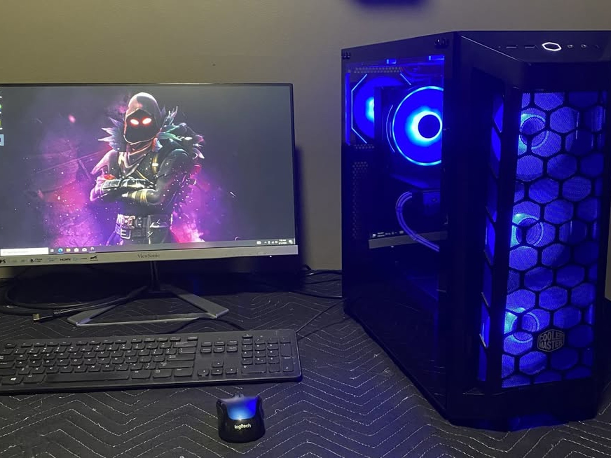 RGB AMD 3700X GeFORCE RTX 12gb 3060 1080/1440p Gaming PC.