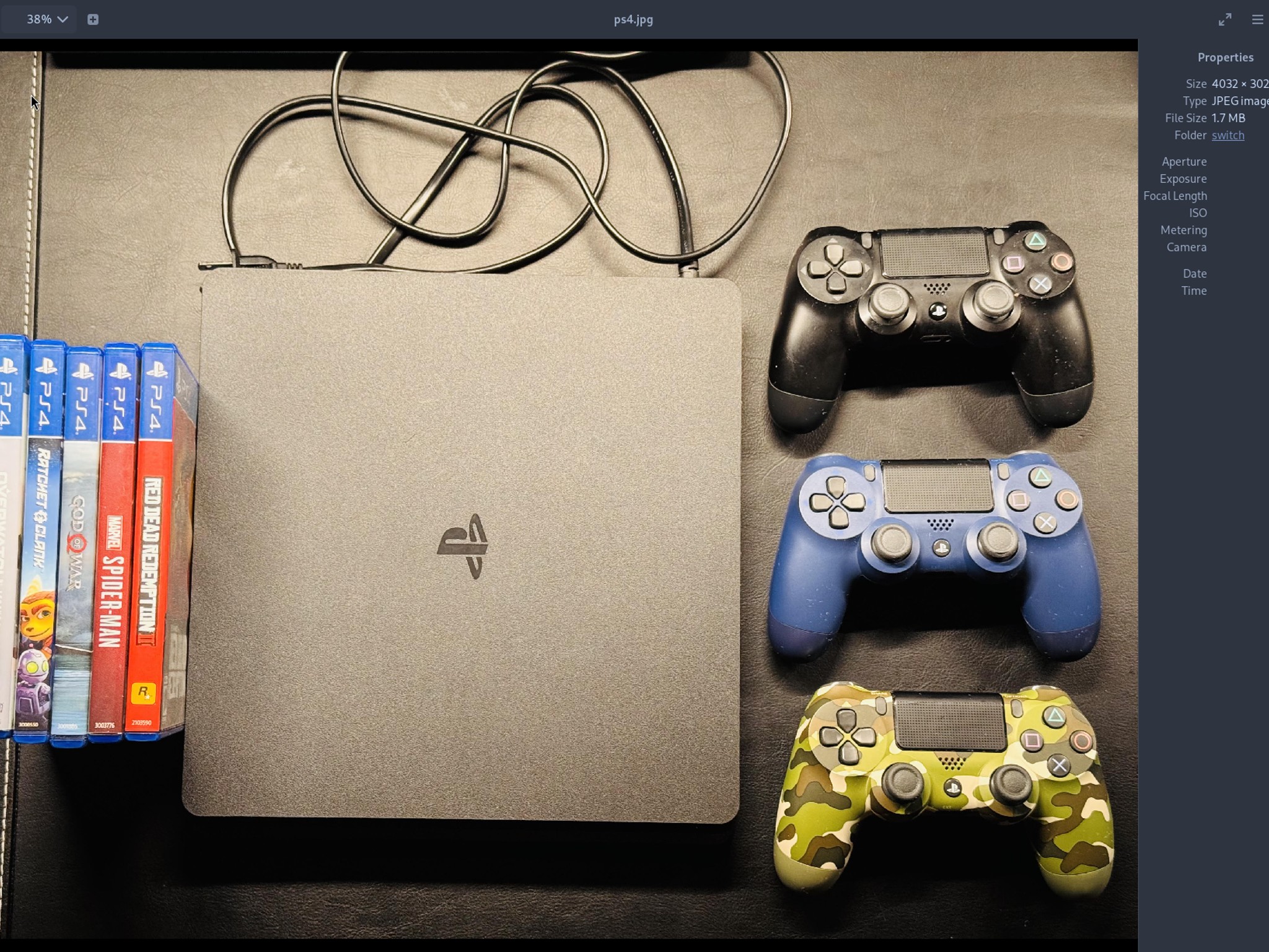 PS4 Slim 1TB Plus 5 games (including Red Dead Redemption 2)