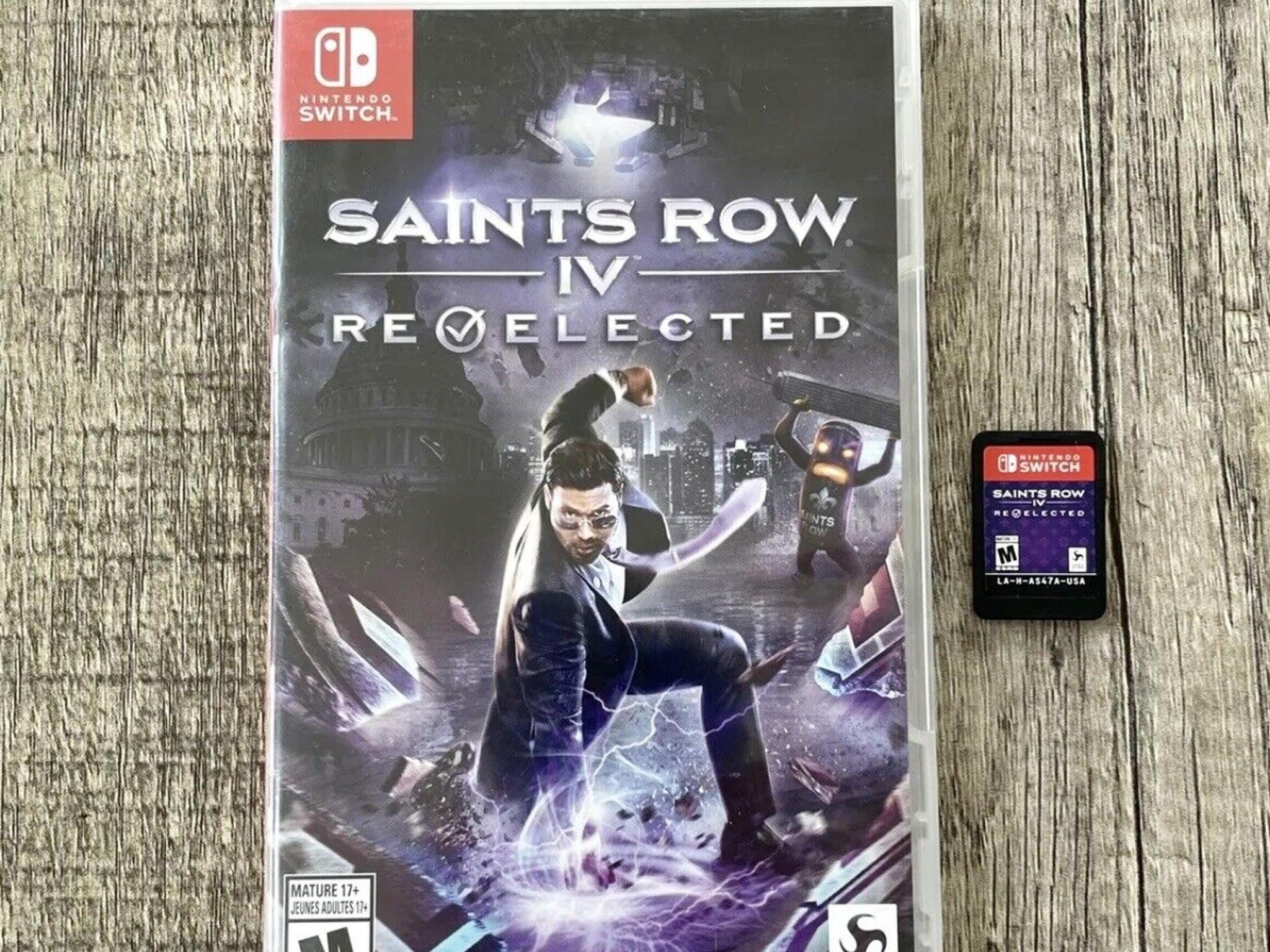 Saints Row IV: Re-Elected for Nintendo Switch Console CIB Game