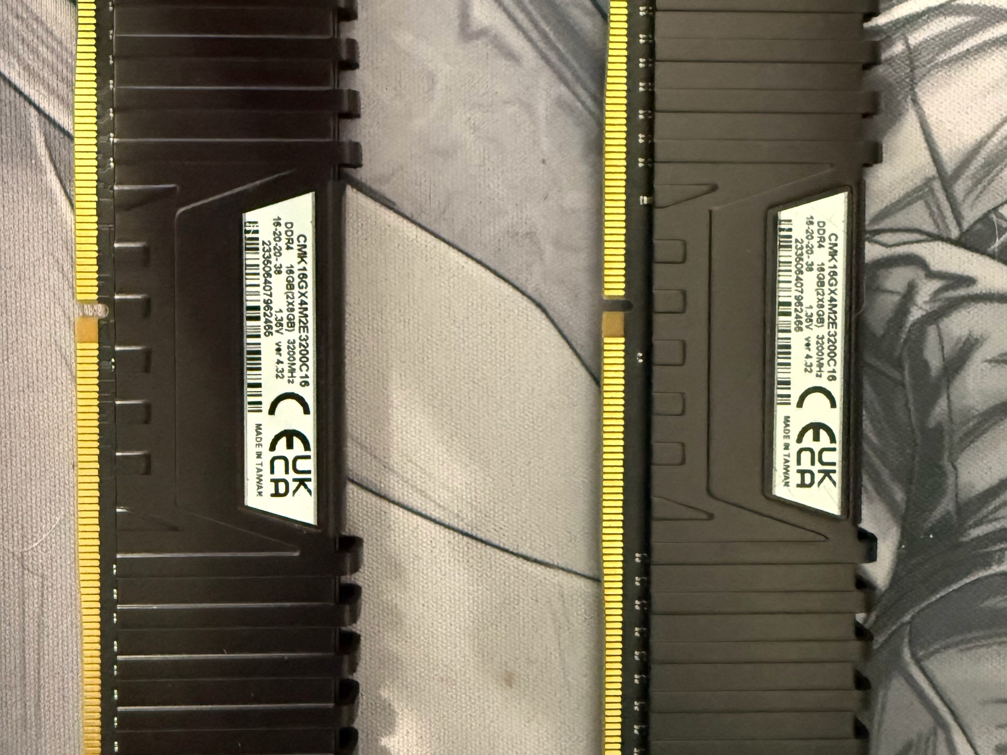 16GB DDR4 3200mhz memory