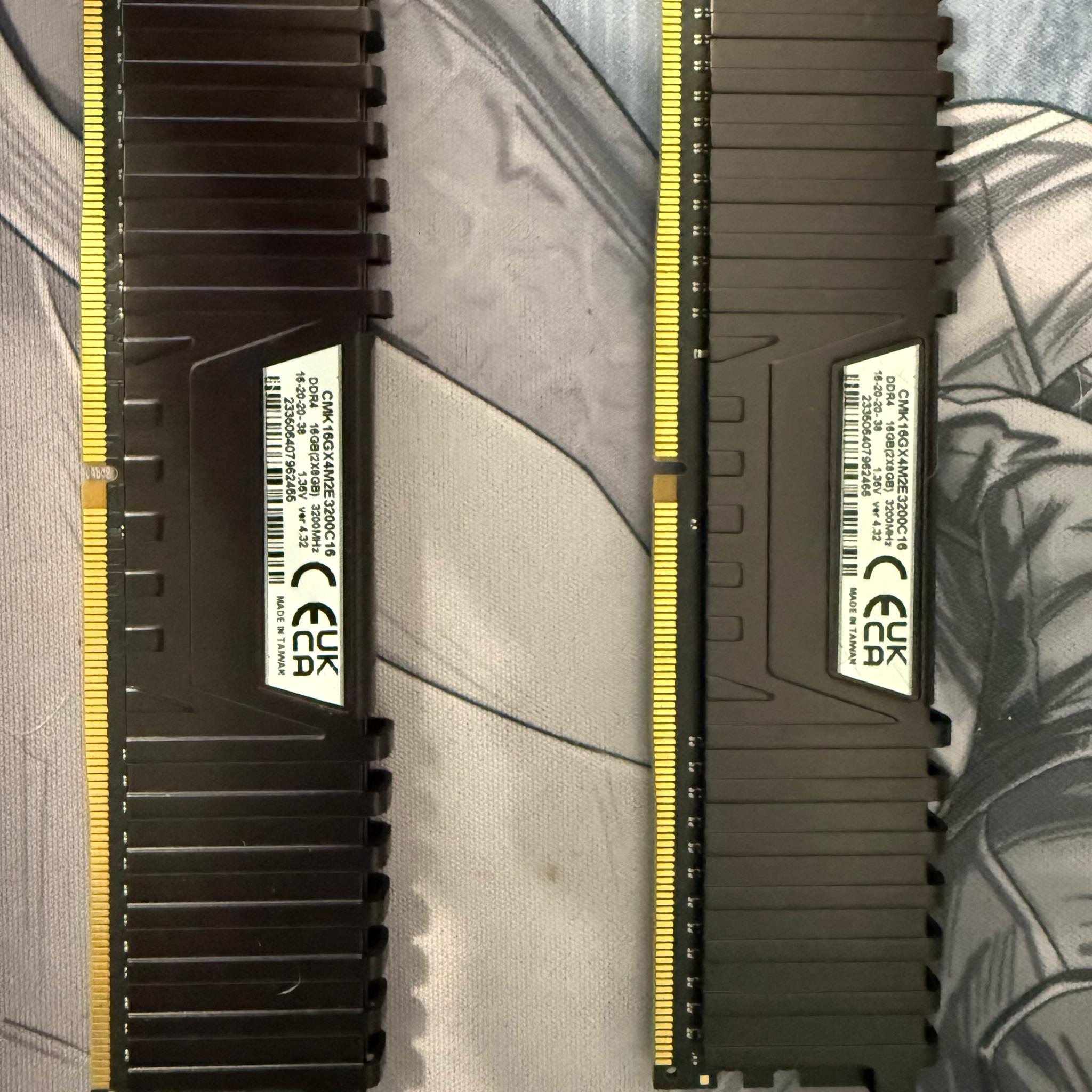 16GB DDR4 3200mhz memory