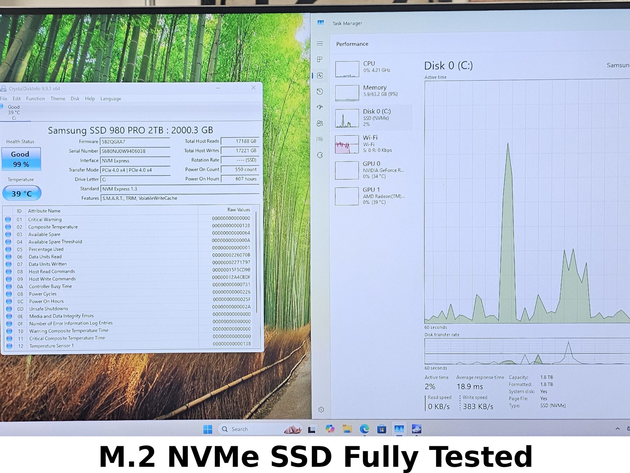 2TB NVMe M.2 SSD Samsung 980 Pro