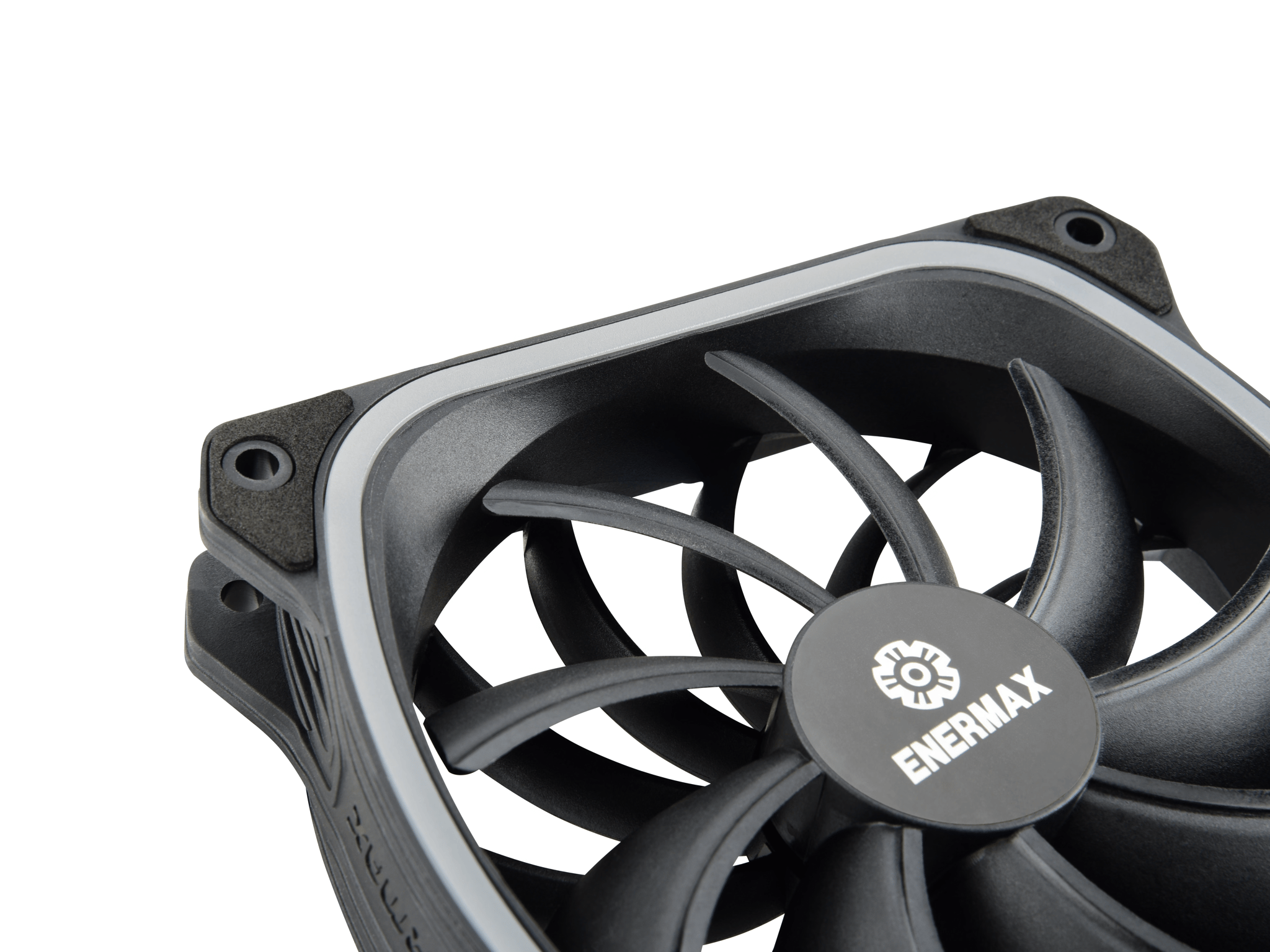 Enermax SquA RGB aRGB 120MM PWM Fan - Black (3-Pack)