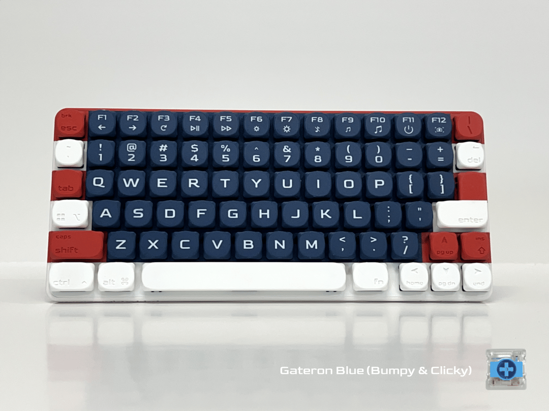 Low Profile 74-key Wired Mechanical Keyboard • Hot Swappable, Hand