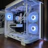 🤍 RTX 5060 | RYZEN 5 7500F | 16GB DDR5 RAM | LIQUID COOLED | WHITE GAMING PC