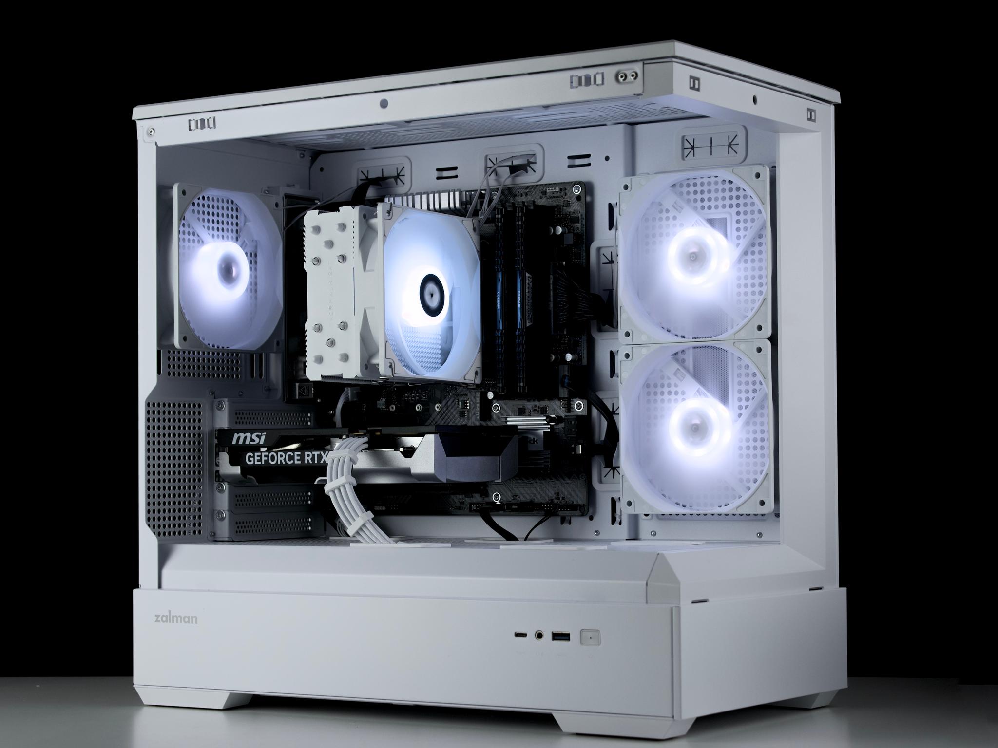 🧊❄️🧊 White Gaming PC – RTX 5060, Ryzen 5 5500, 16GB RAM, 1TB SSD - WiFi, BlueTooth 🧊❄️🧊