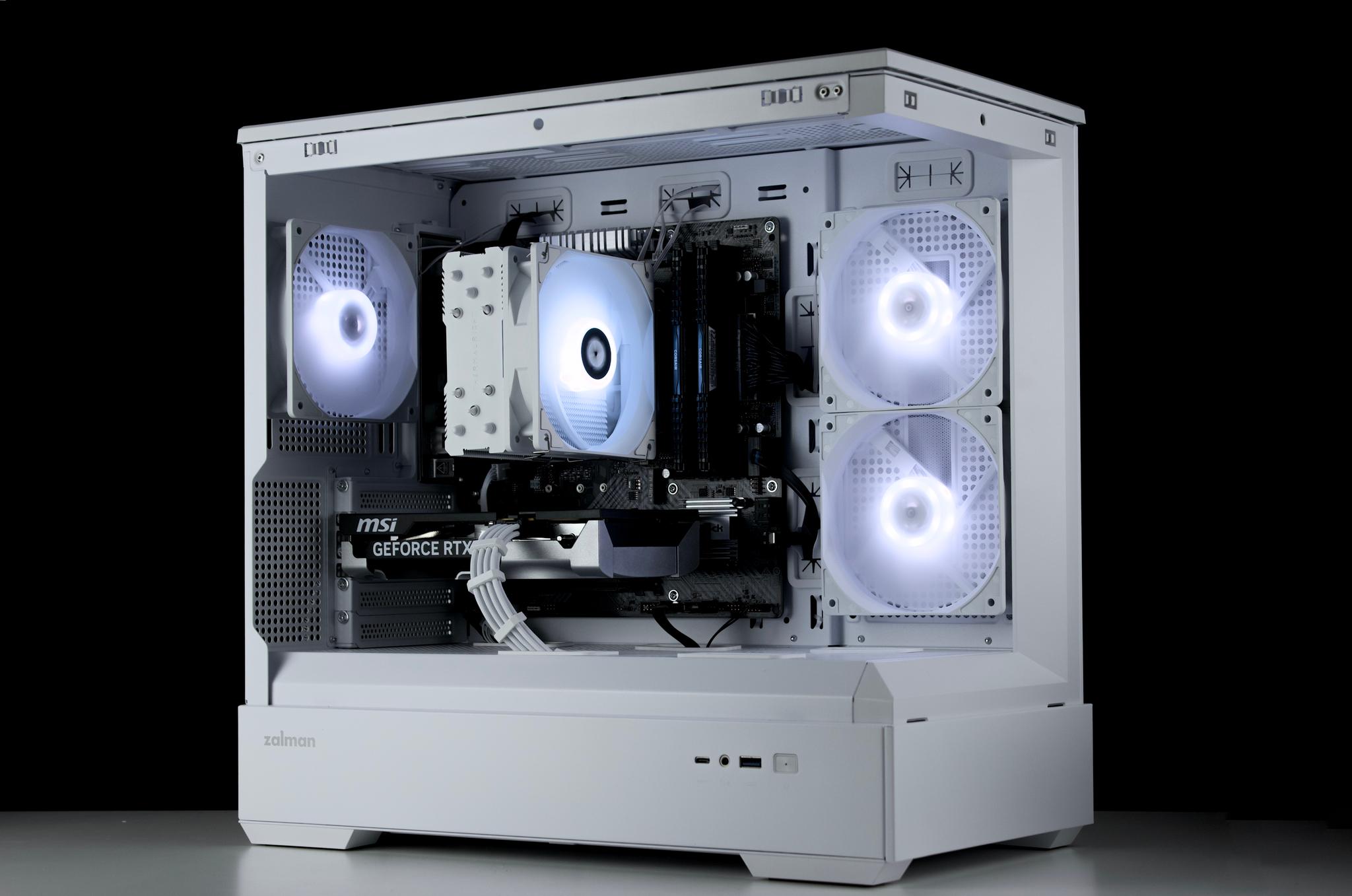 🧊❄️🧊 White Gaming PC – RTX 5060, Ryzen 5 5500, 16GB RAM, 1TB SSD - WiFi, BlueTooth 🧊❄️🧊