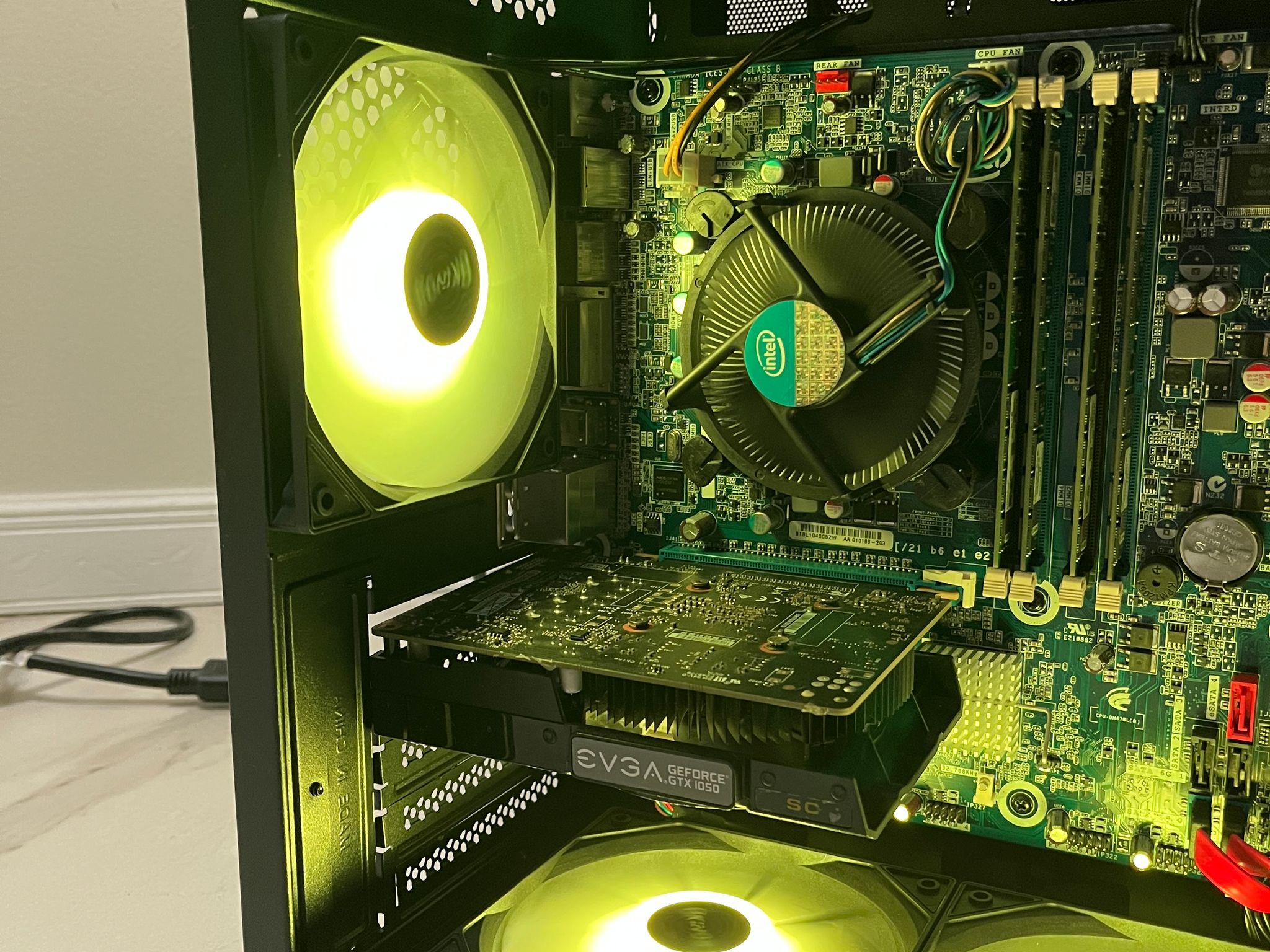 Super Budget Gaming PC - Intel i7-2600, NVIDIA GTX 1050, 12GB RAM, 580GB Storage, w/ Wi-Fi & BT