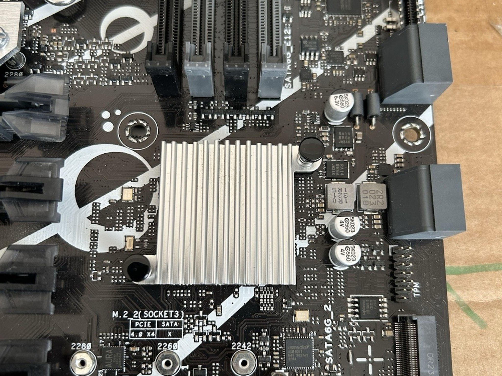 ASUS PRIME B760M-A AX LGA 1700 DDR5 microATX motherboard **NO IO SHIELD