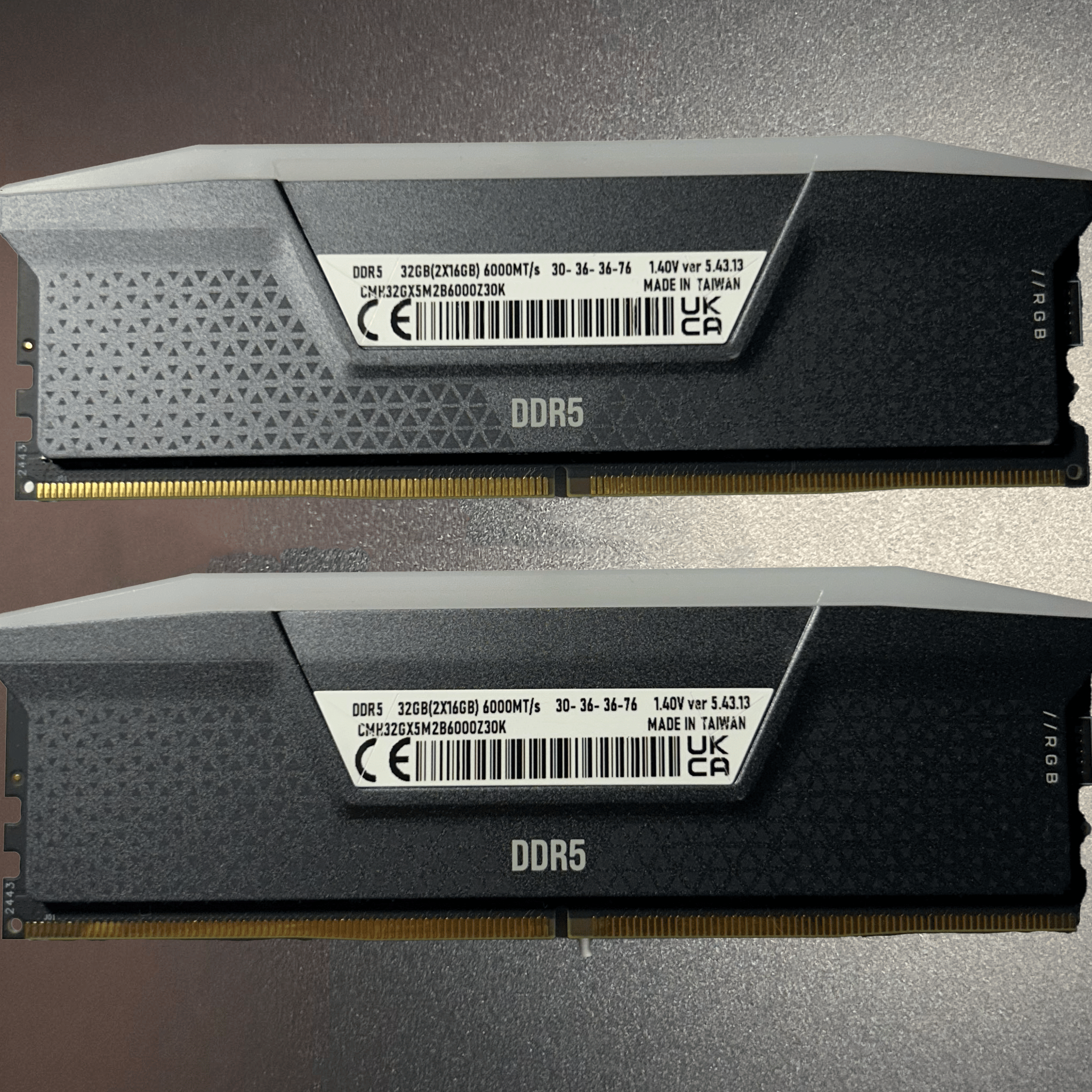 Corsair 32GB (2x16GB) VENGEANCE DDR5 *RGB* DRAM 6000MT/S CL30