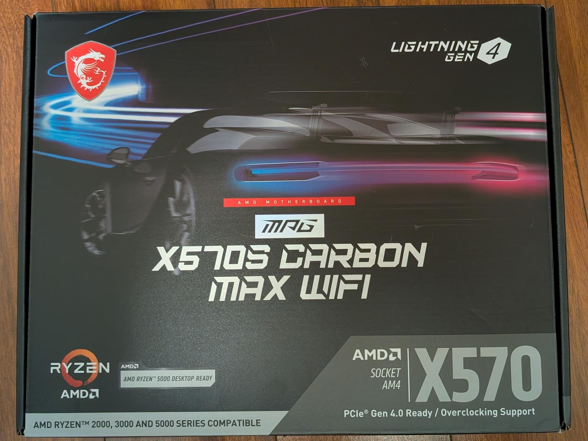 MSI MPG X570S Carbon Max WiFi Motherboard (Socket AM4)