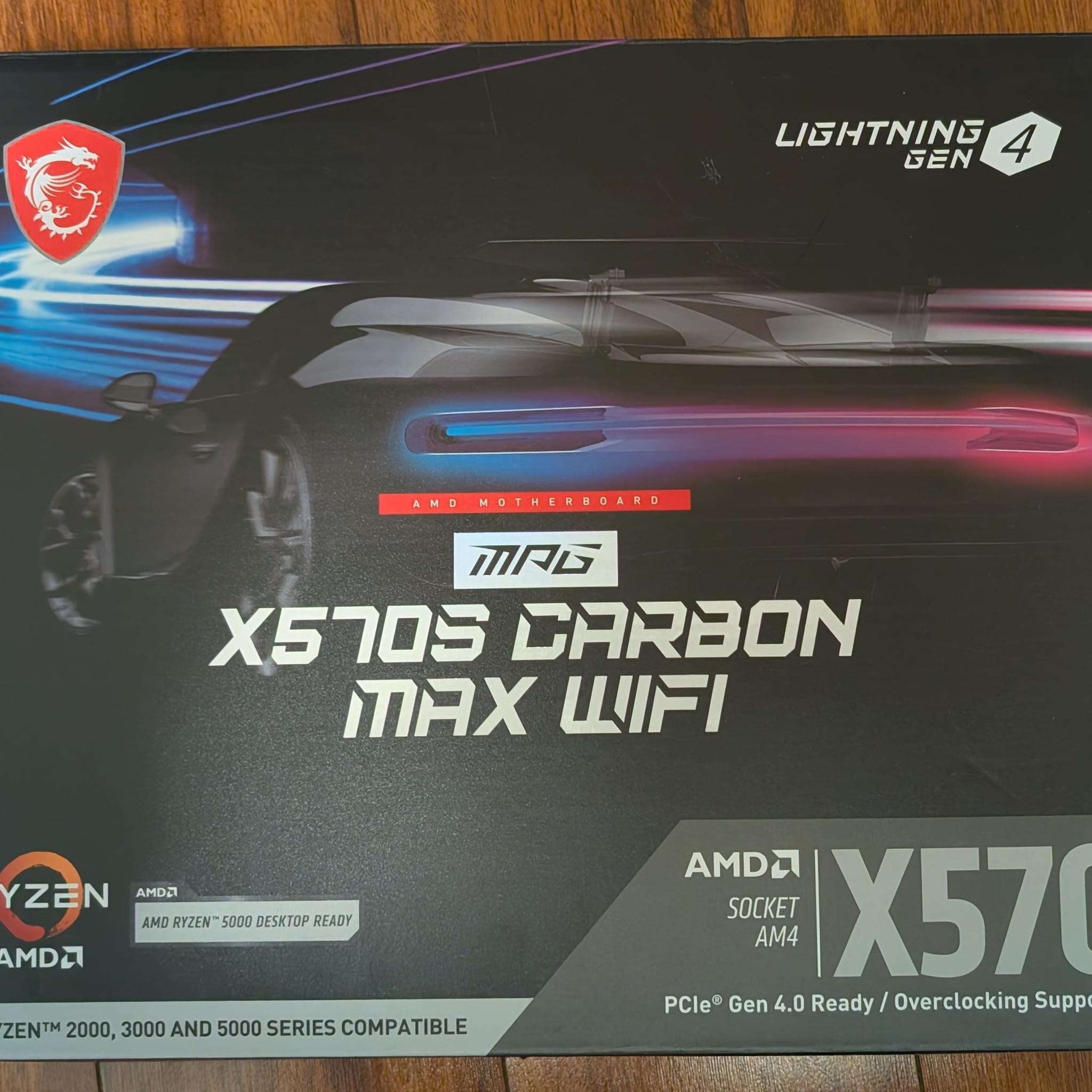 MSI MPG X570S Carbon Max WiFi Motherboard (Socket AM4)